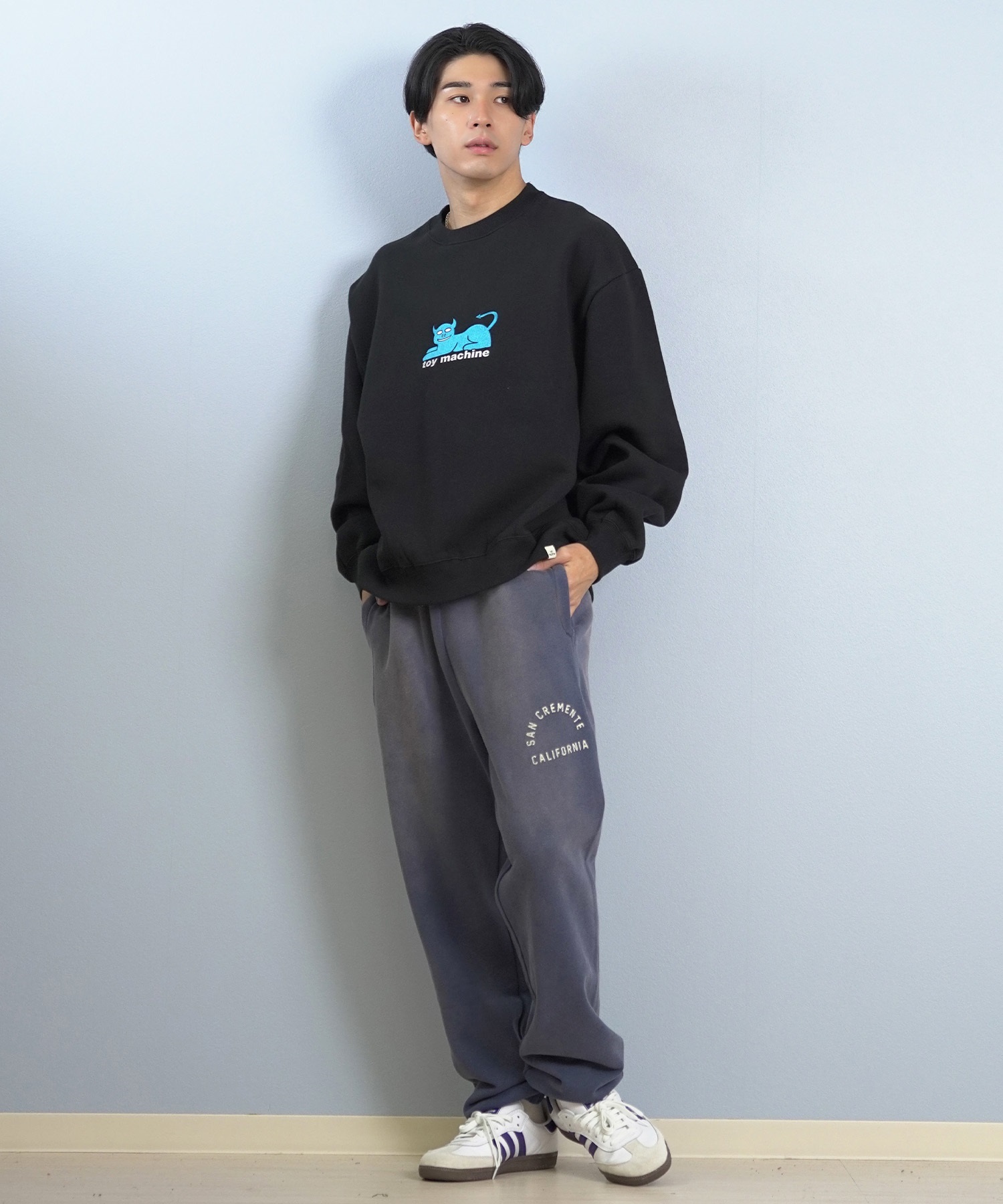 TOY MACHINE トイマシーン トレーナー スウェット メンズ クルーネック