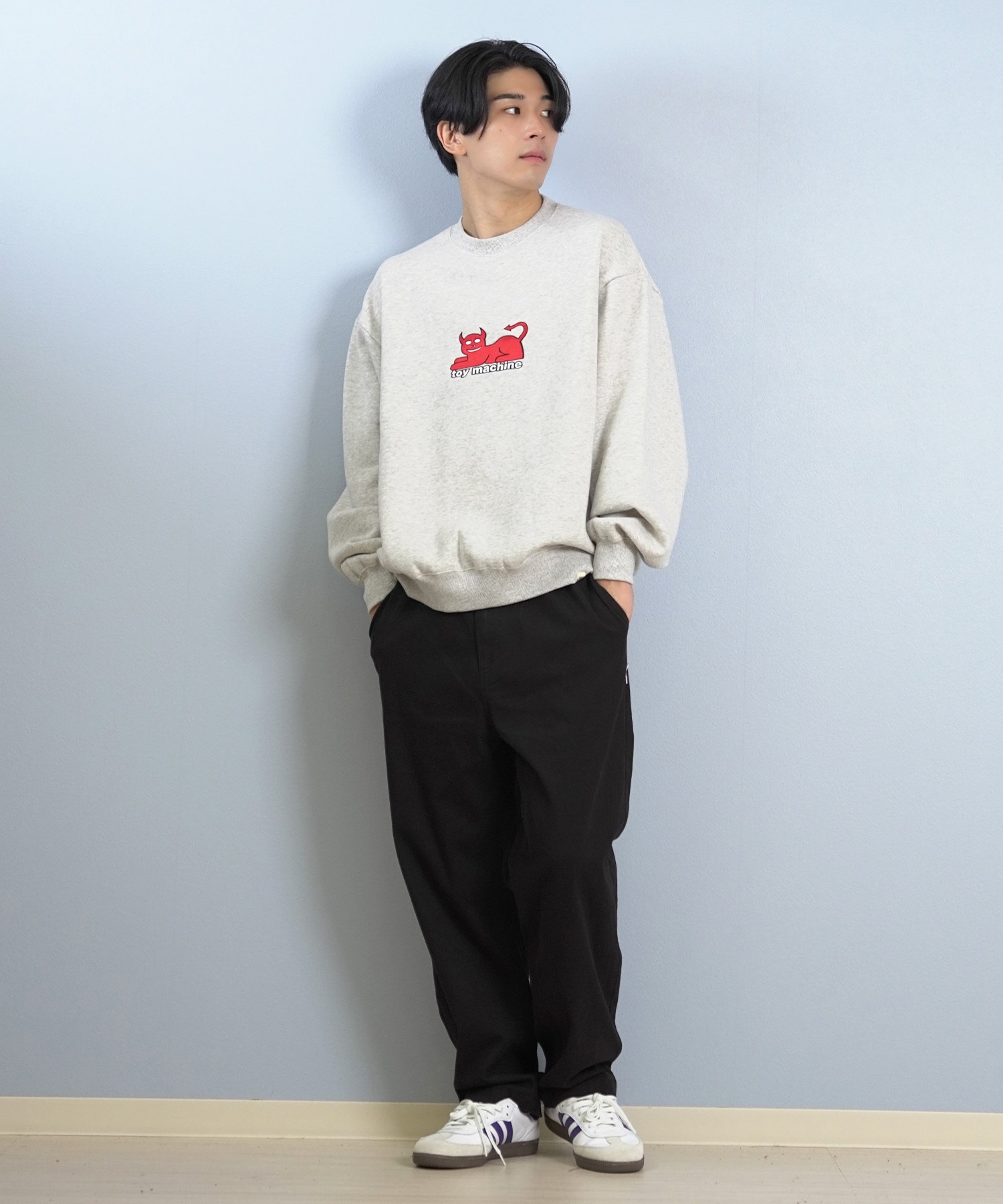 TOY MACHINE トイマシーン トレーナー スウェット メンズ クルーネック