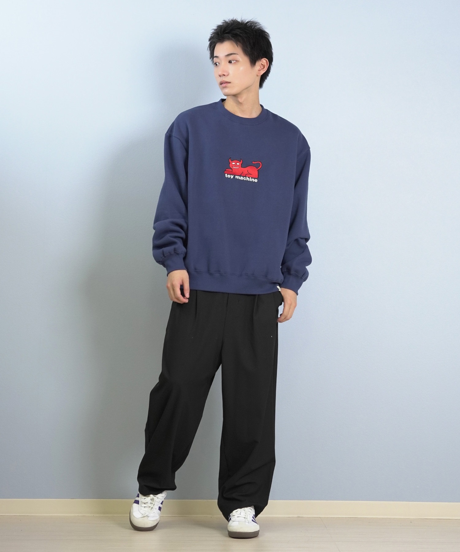 TOY MACHINE トイマシーン トレーナー スウェット メンズ クルーネック
