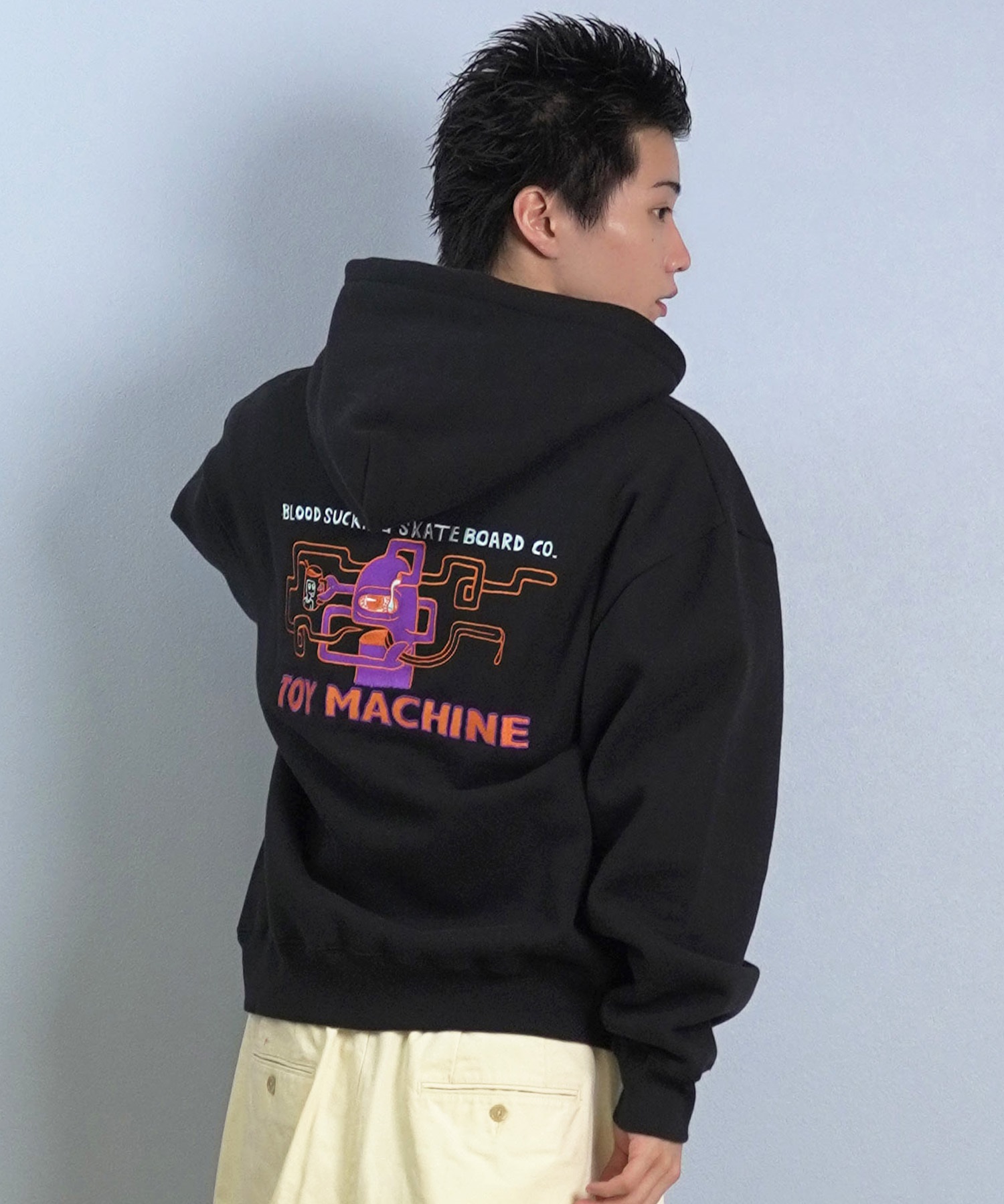 TOY MACHINE トイマシーン ジップアップ パーカー メンズ スウェット 