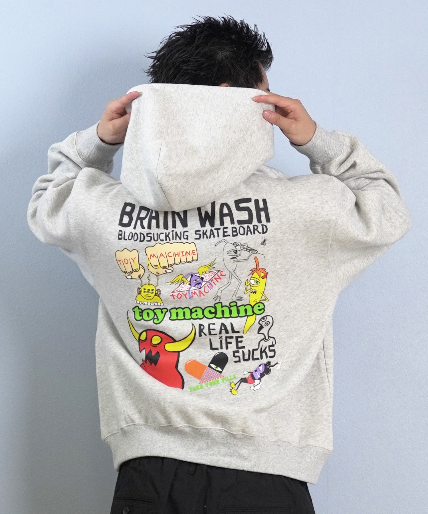 TOY MACHINE トイマシーン プルオーバー パーカー メンズ スウェット