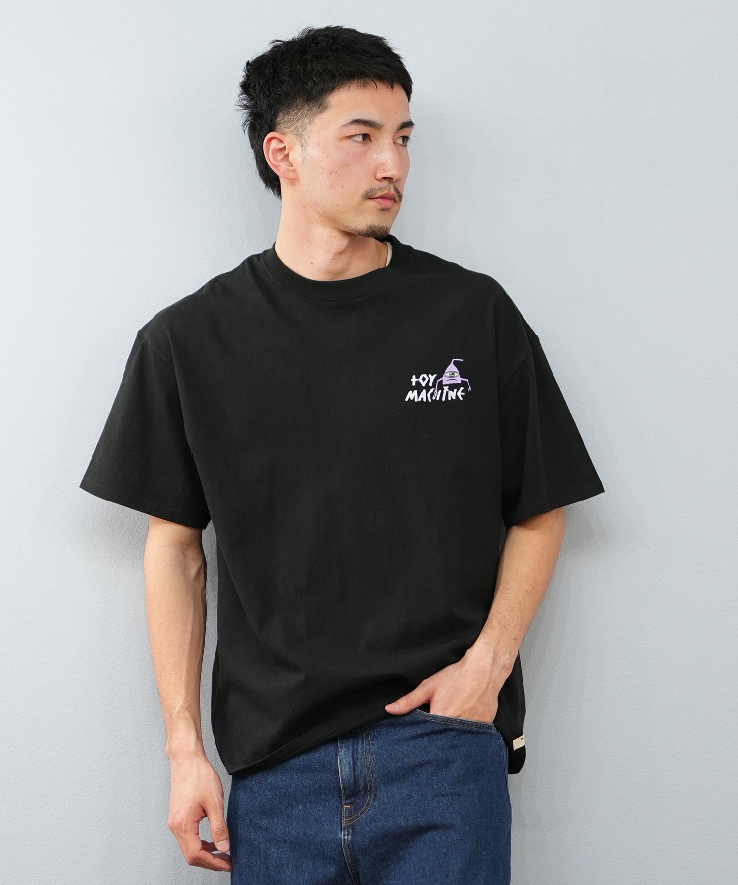 TOY MACHINE トイマシーン 半袖 Tシャツ メンズ バックプリント TOY MACHINE トイマシーン 半袖 Tシャツ メンズ バックプリント