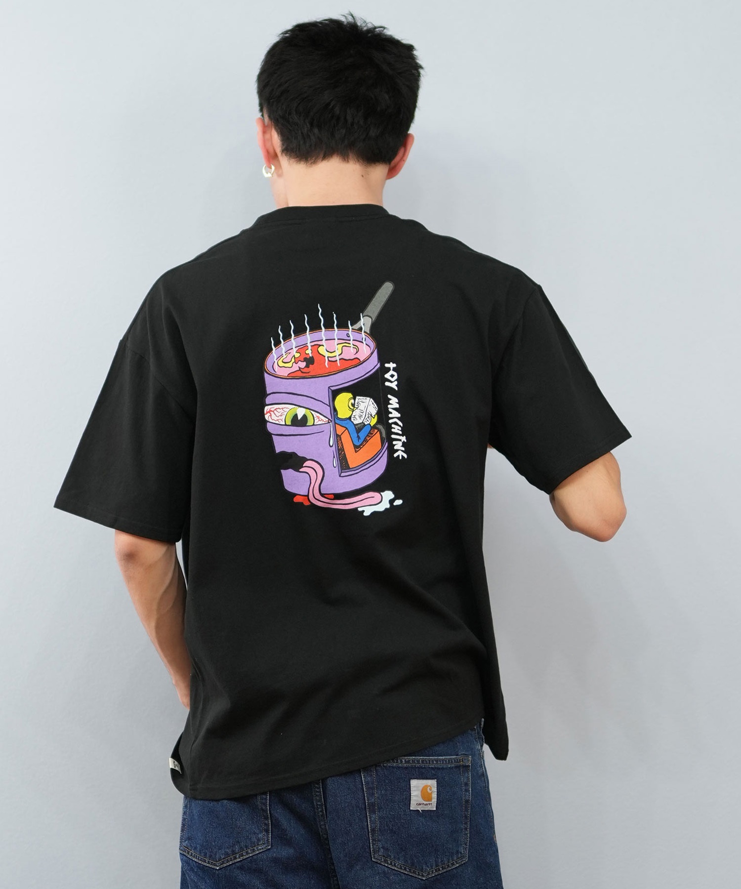 TOY MACHINE トイマシーン 半袖 Tシャツ メンズ バックプリント