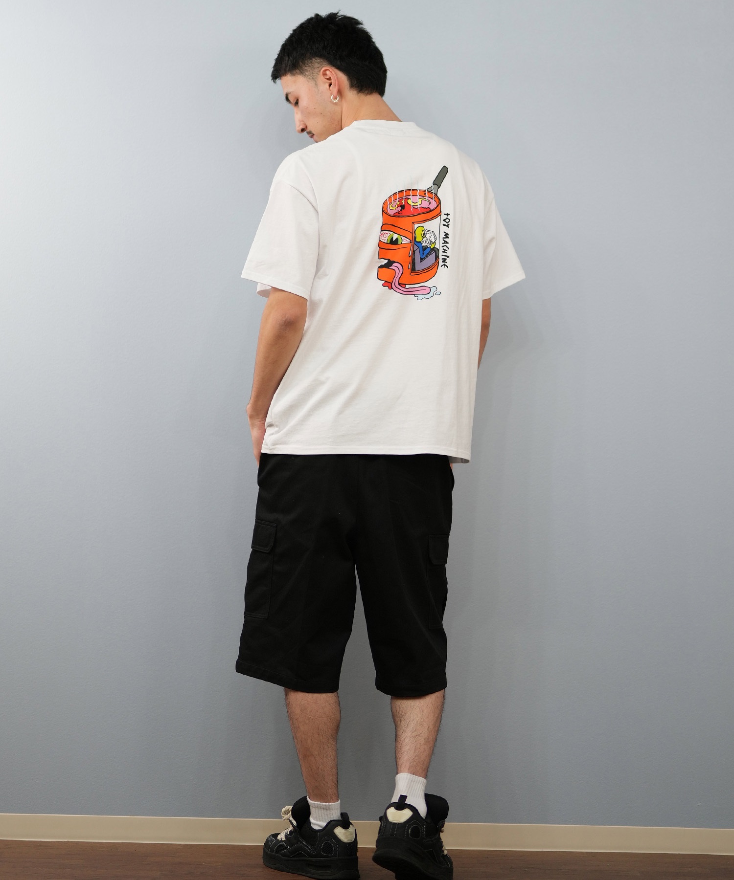TOY MACHINE トイマシーン 半袖 Tシャツ メンズ バックプリント