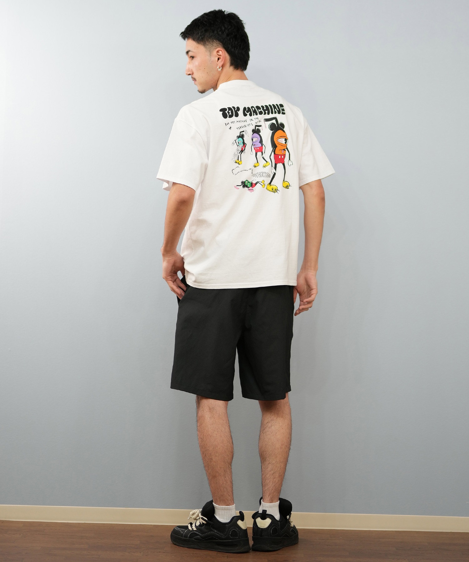 TOY MACHINE トイマシーン 半袖 Tシャツ メンズ バックプリント