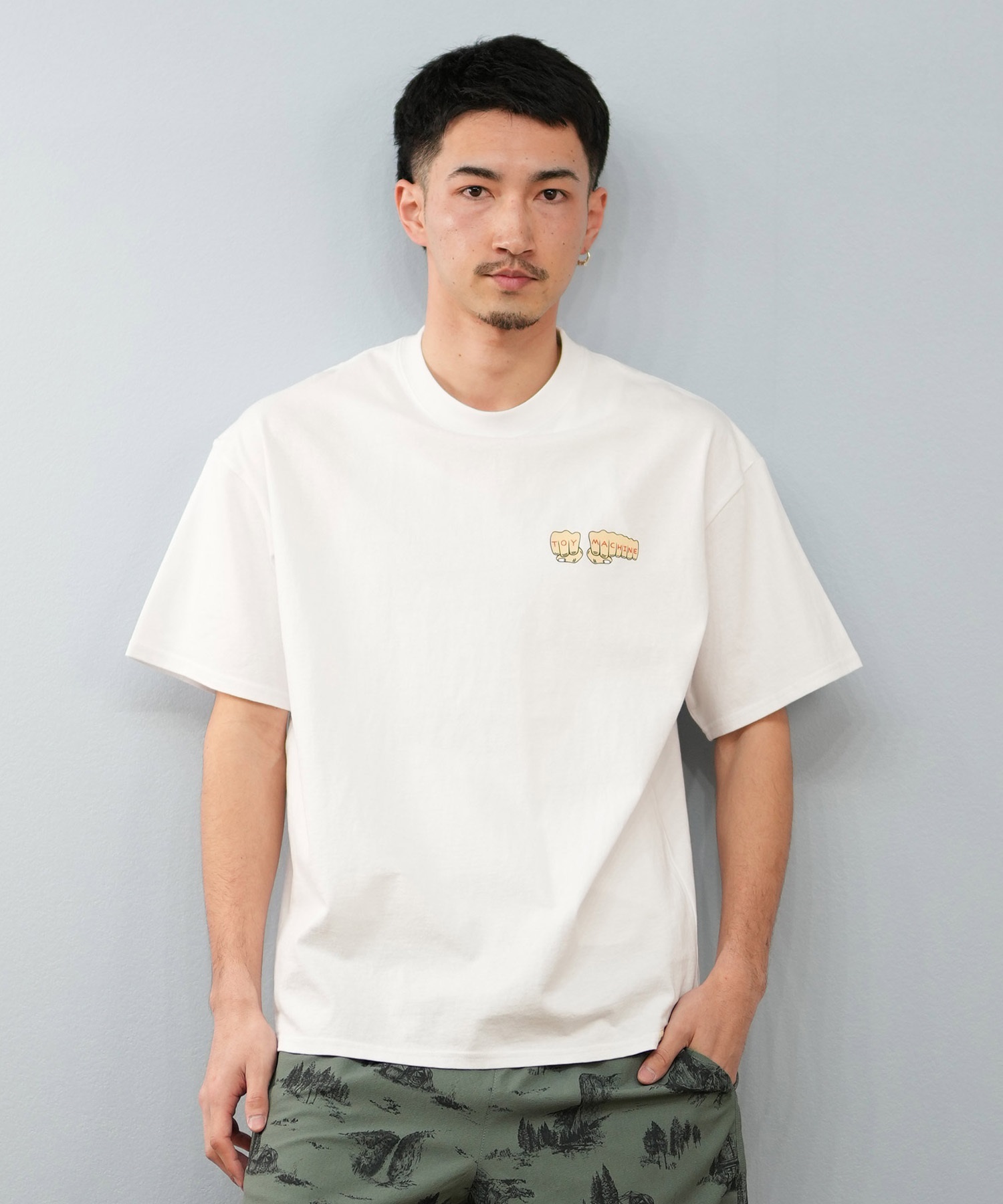 TOY MACHINE トイマシーン 半袖 Tシャツ メンズ バックプリント