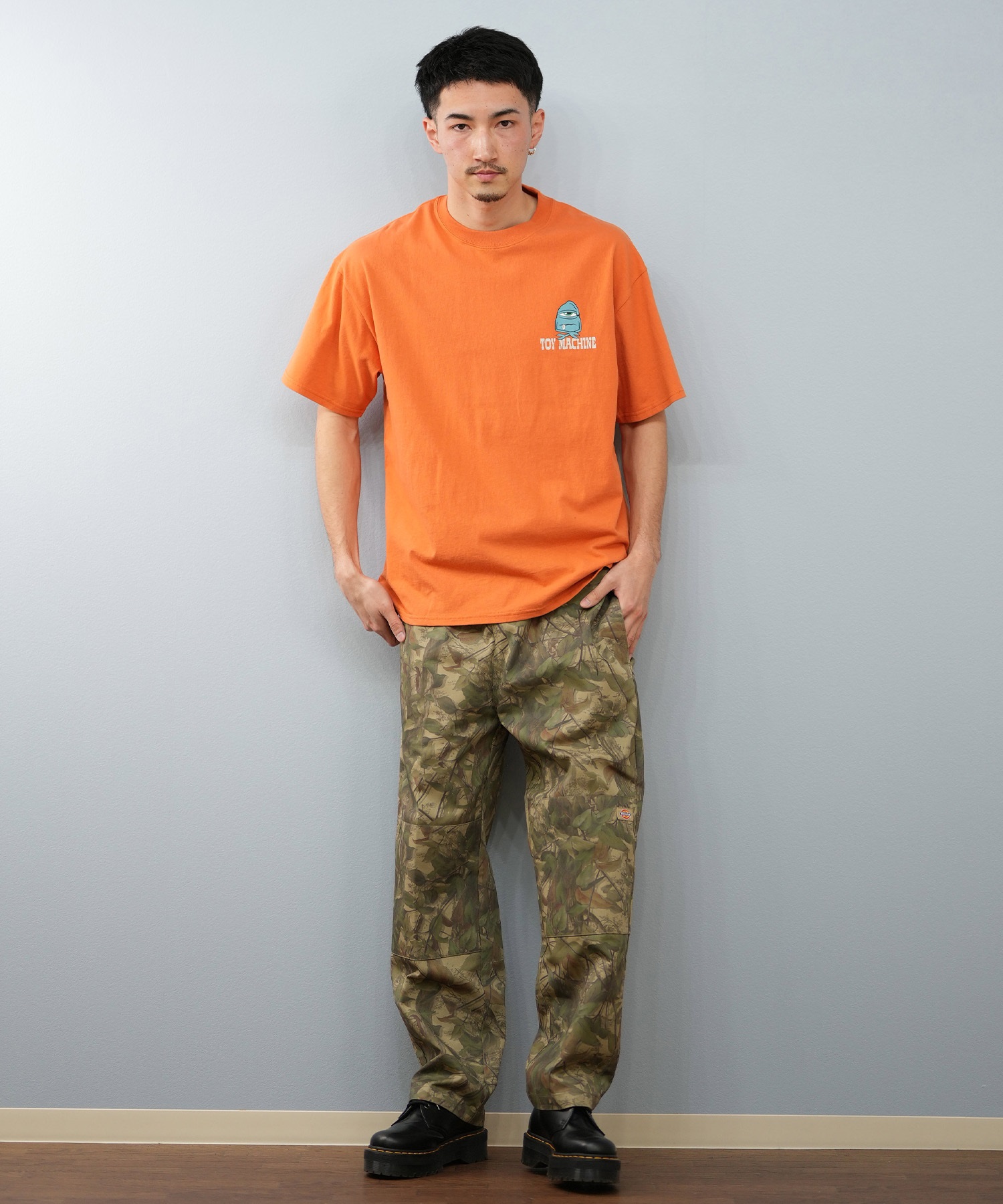 TOY MACHINE トイマシーン 半袖 Tシャツ メンズ バックプリント オーバーサイズ MTMSFST5 ムラサキスポーツ限定(WHITE-M)