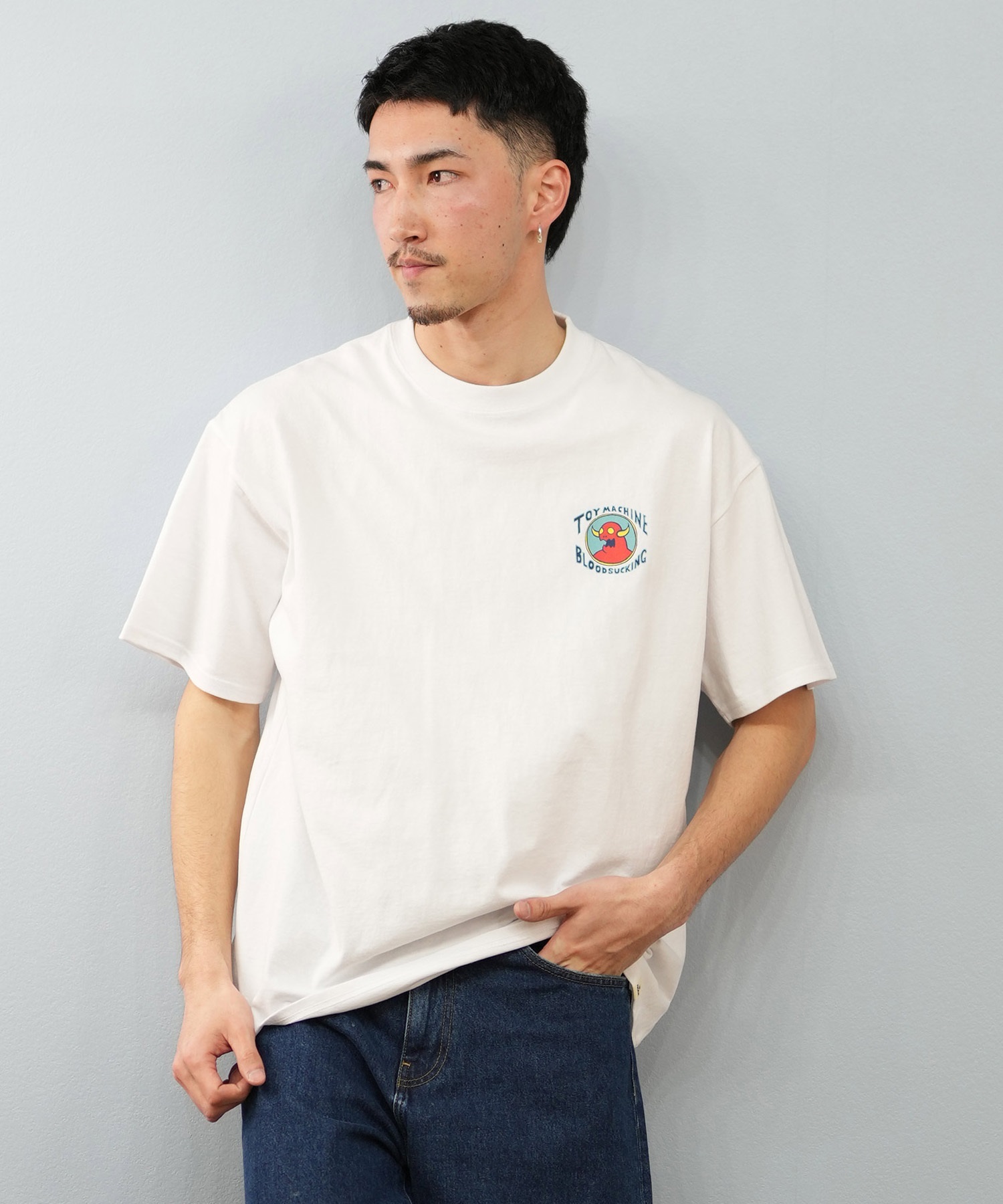 TOY MACHINE トイマシーン 半袖 Tシャツ メンズ バックプリント