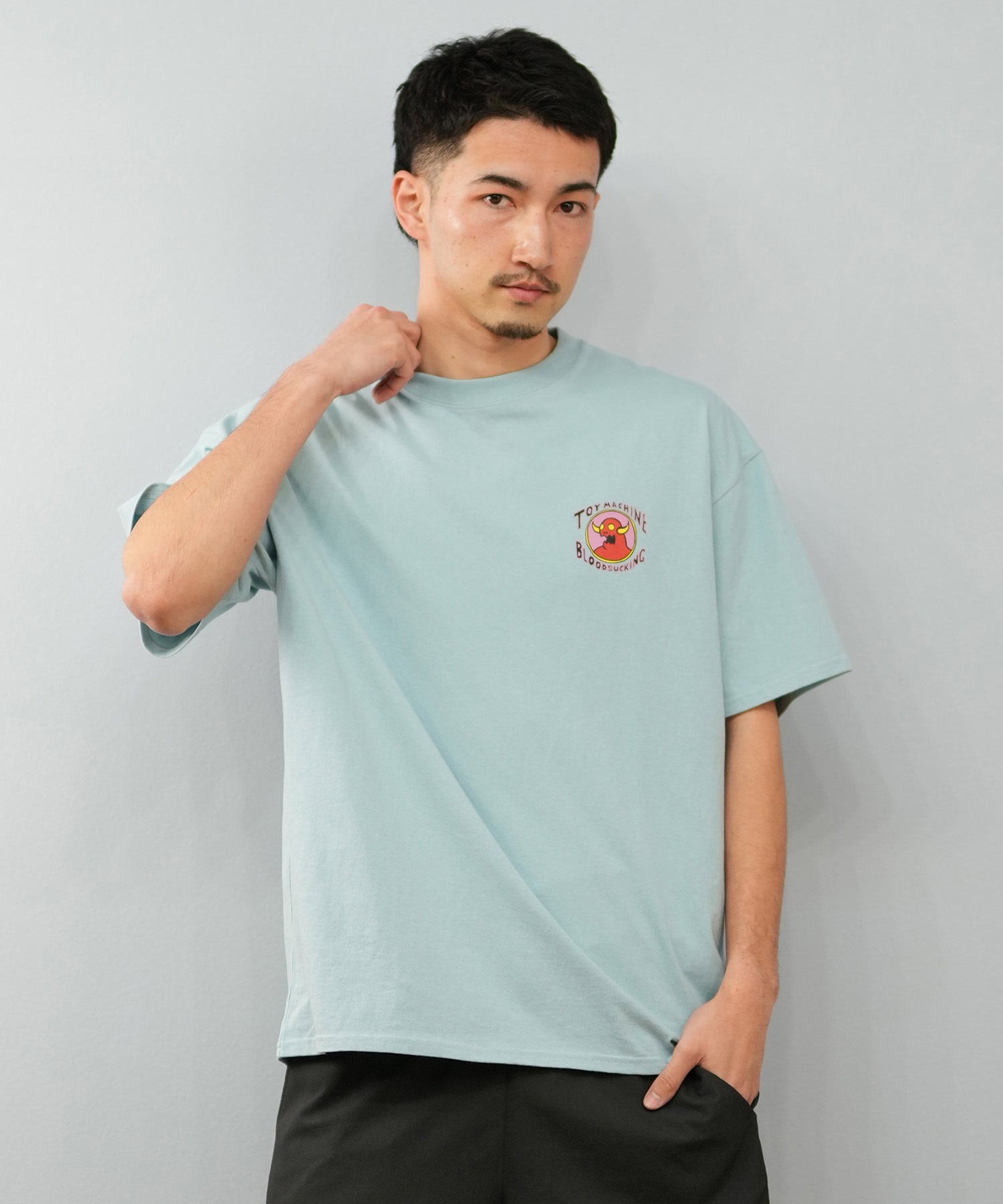 TOY MACHINE トイマシーン 半袖 Tシャツ メンズ バックプリント