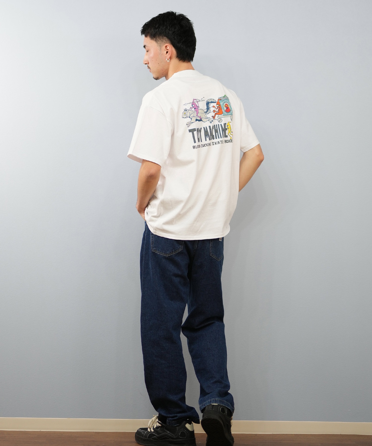 TOY MACHINE トイマシーン 半袖 Tシャツ メンズ バックプリント