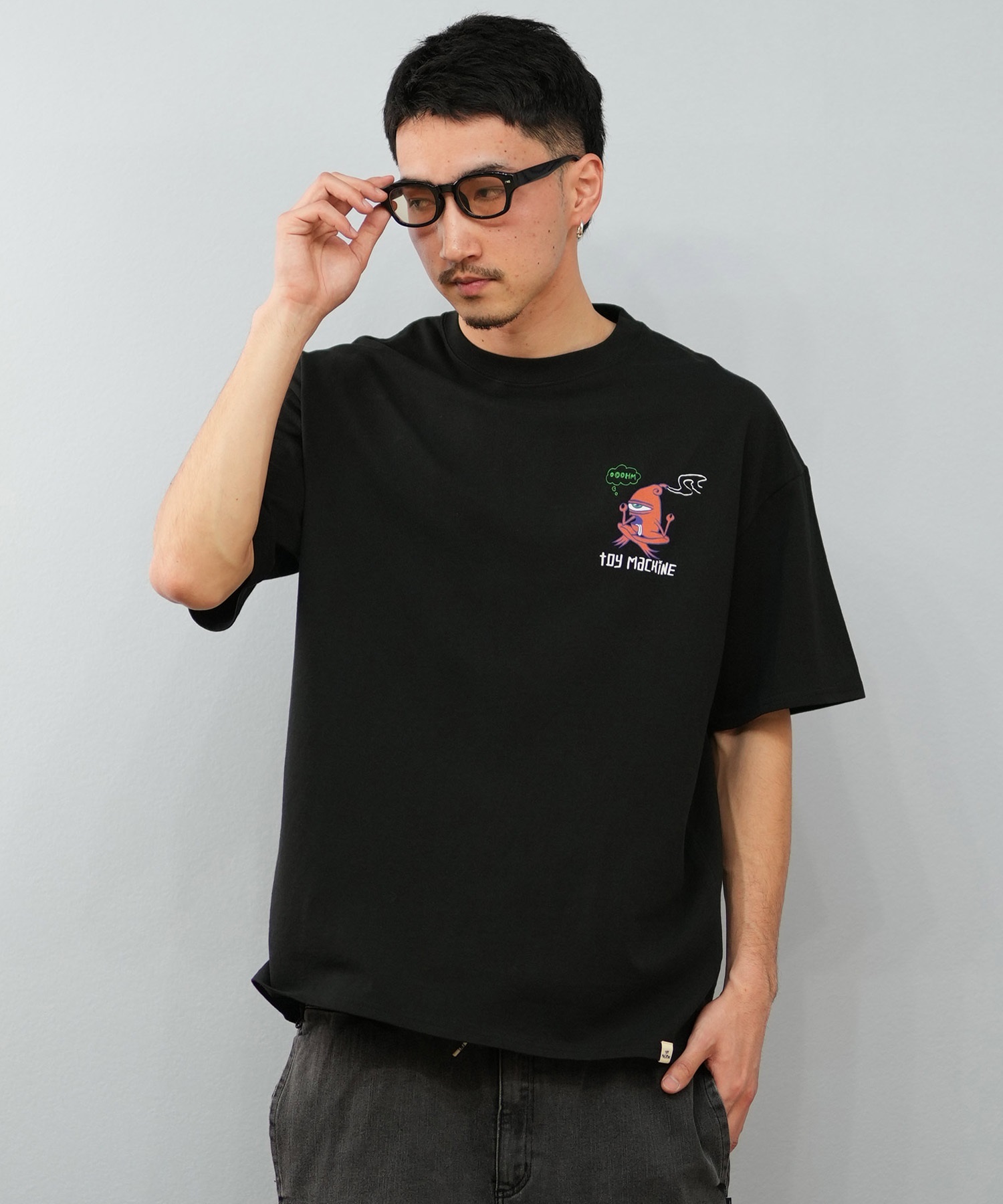 TOY MACHINE トイマシーン 半袖 Tシャツ メンズ バックプリント