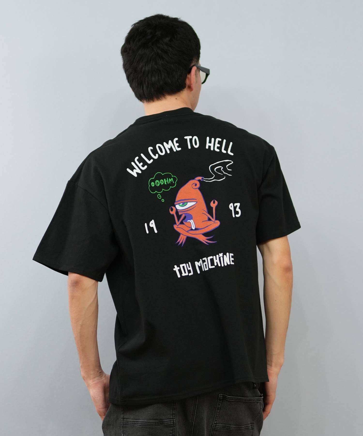 TOY MACHINE トイマシーン 半袖 Tシャツ メンズ バックプリント