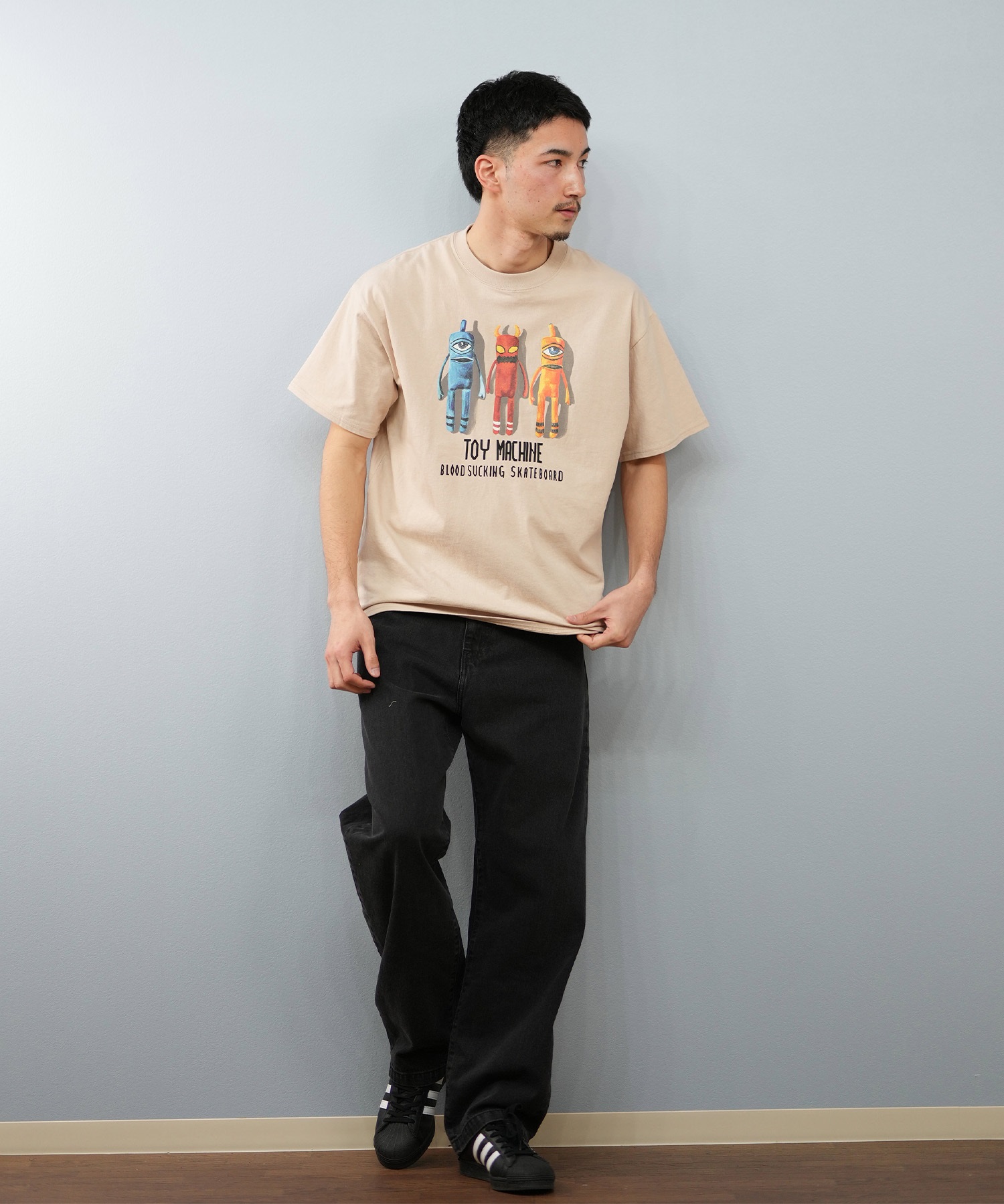 TOY MACHINE トイマシーン 半袖 Tシャツ メンズ バックプリント