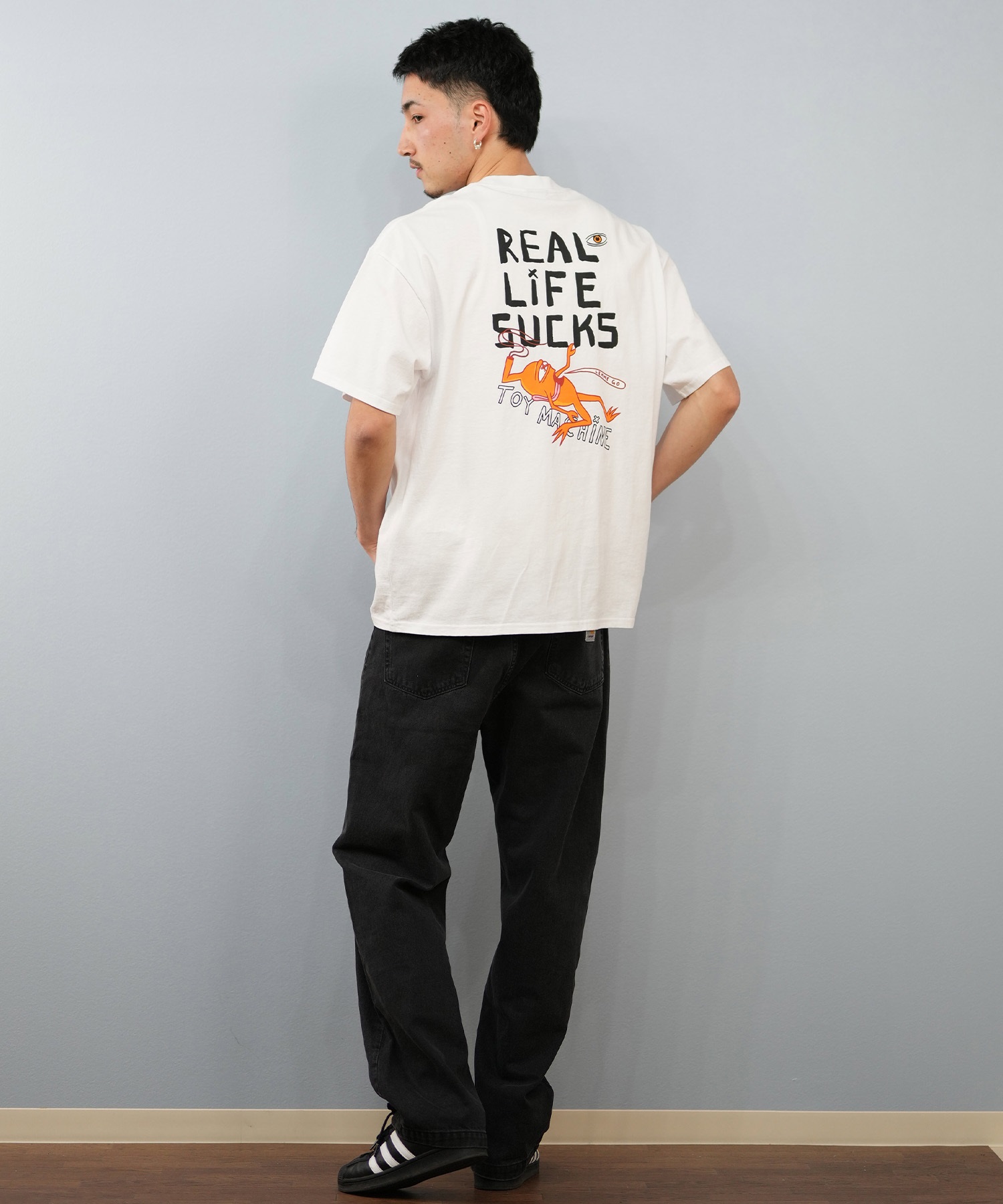 TOY MACHINE トイマシーン 半袖 Tシャツ メンズ バックプリント