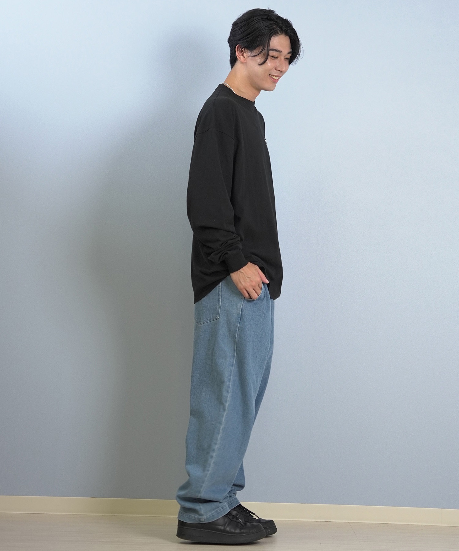 TOY MACHINE トイマシーン 長袖 Tシャツ ロンT メンズ バックプリント 袖プリント ロゴ オーバーサイズ MTMFFLT3(WHITE-M)