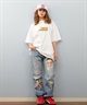 TOY MACHINE トイマシーン 半袖 Tシャツ レディース バックプリント オーバーサイズ MTMSFST14 ムラサキスポーツ限定(WHITE-M)