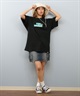 TOY MACHINE トイマシーン 半袖 Tシャツ レディース バックプリント オーバーサイズ MTMSFST14 ムラサキスポーツ限定(WHITE-M)