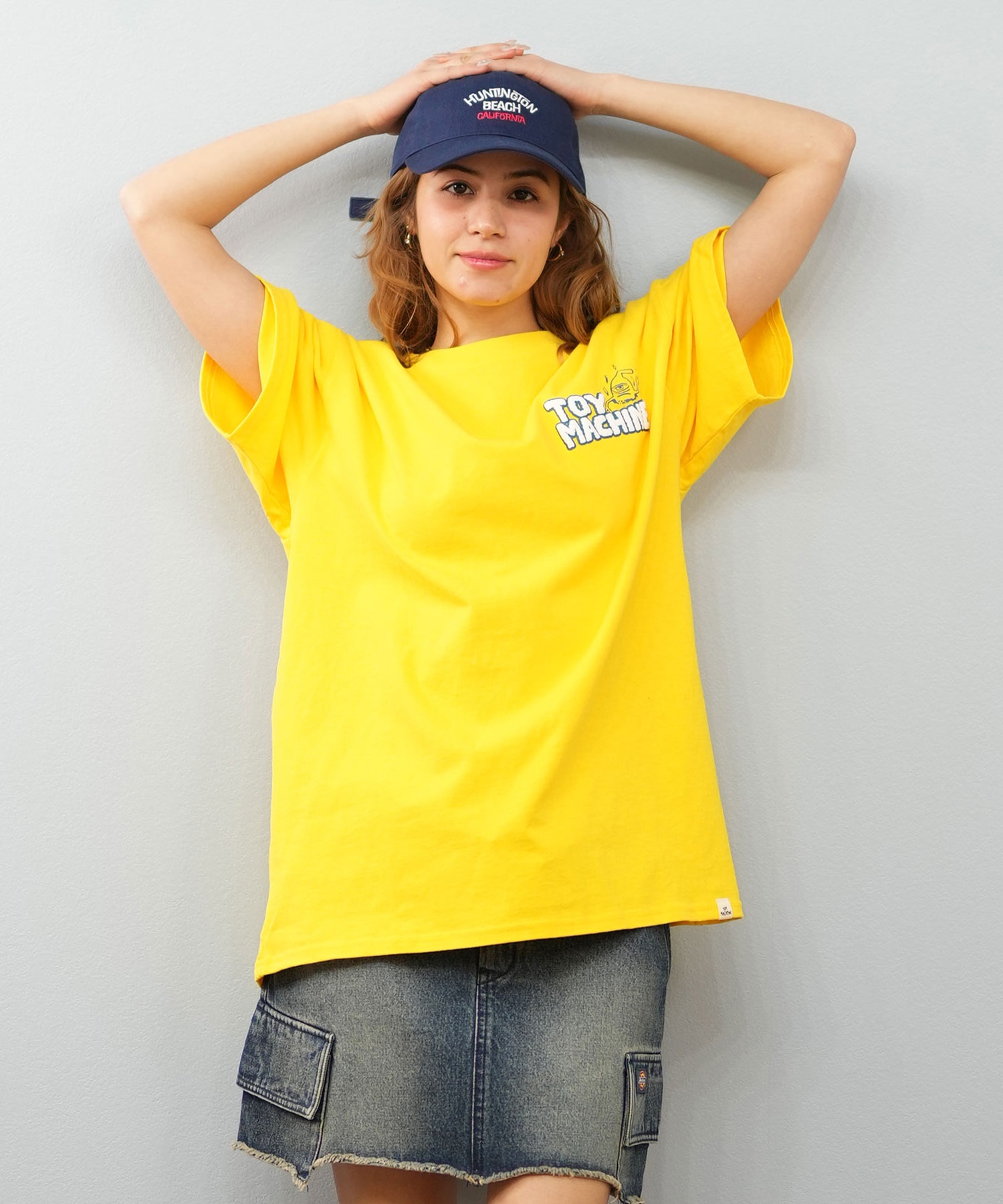 TOY MACHINE トイマシーン 半袖 Tシャツ レディース バックプリント