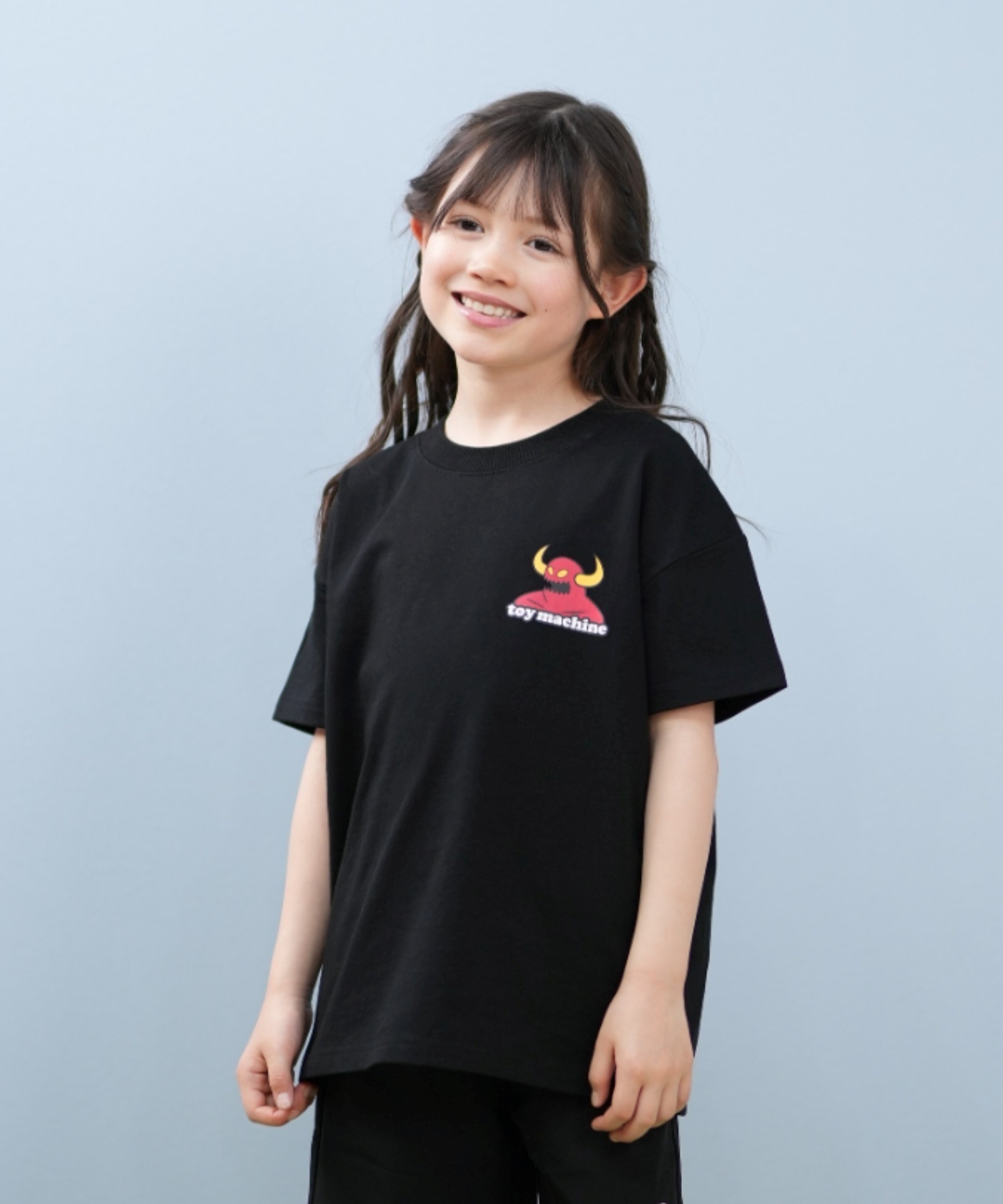 TOY MACHINE トイマシーン 半袖 Tシャツ キッズ 子供 バックプリント
