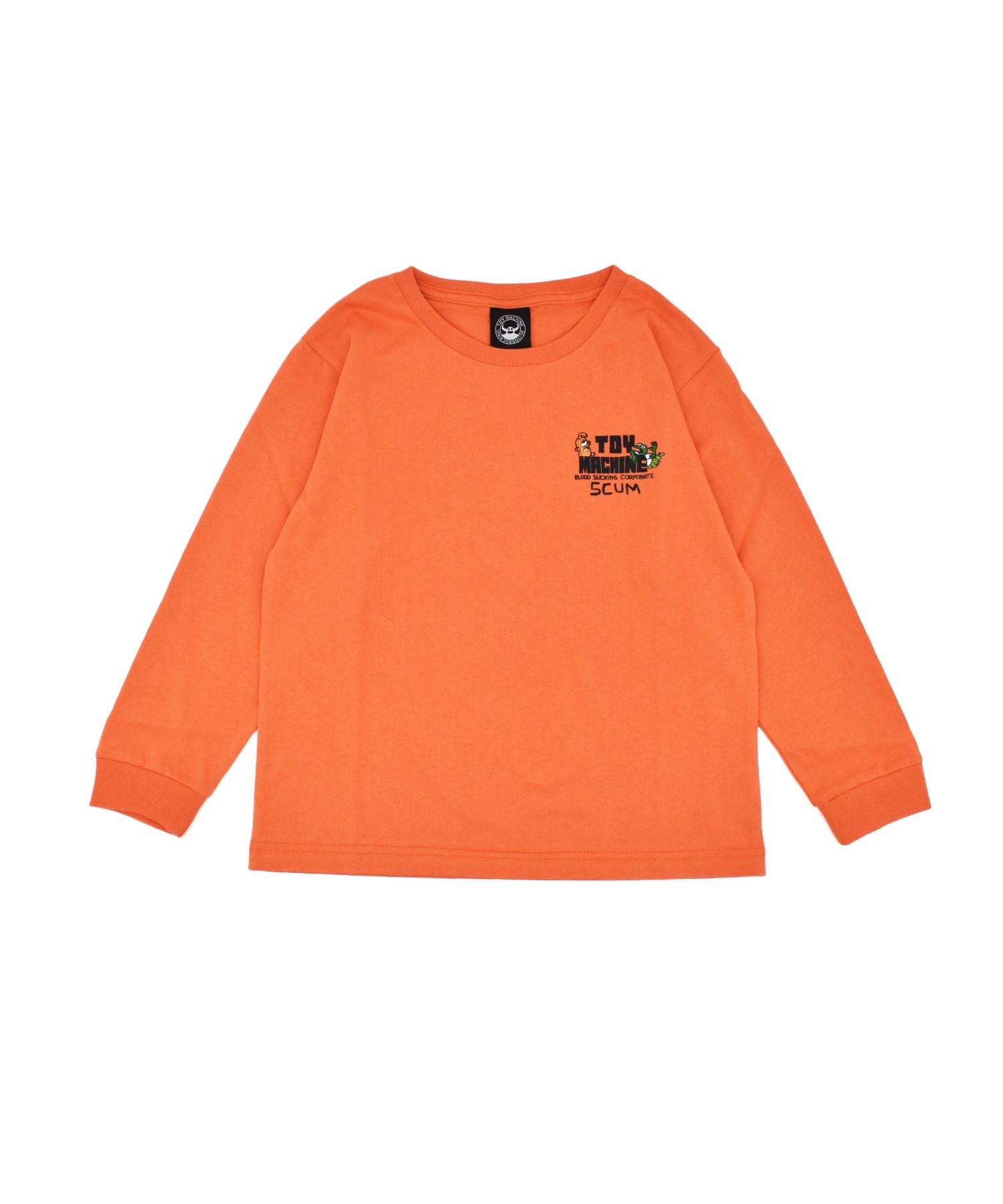 TOY MACHINE トイマシーン 長袖 Tシャツ ロンT キッズ ジュニア SCUM L S T 25A903-42(WT-130cm)