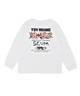 TOY MACHINE トイマシーン 長袖 Tシャツ ロンT キッズ ジュニア SCUM L S T 25A903-42(WT-130cm)