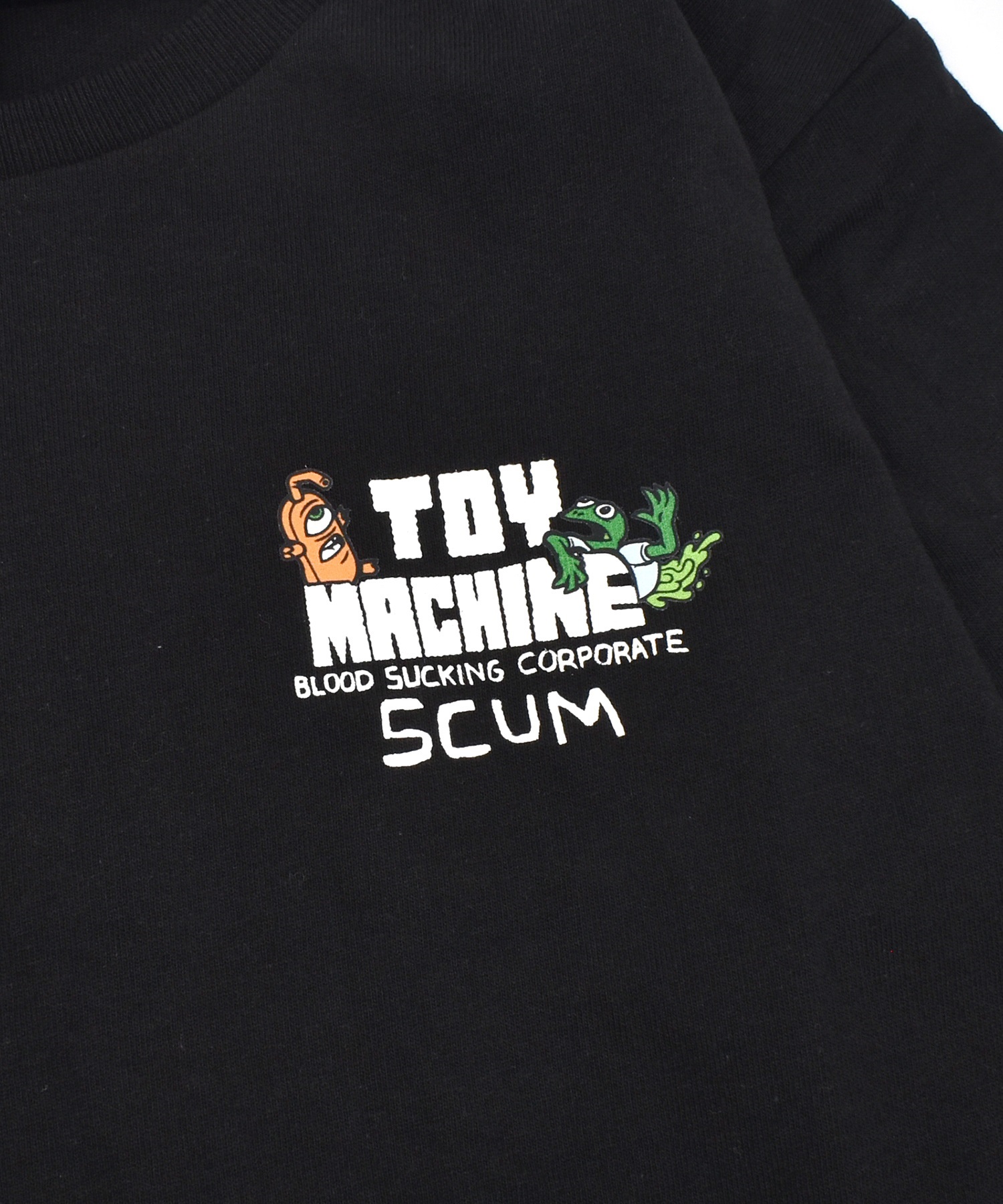 TOY MACHINE トイマシーン 長袖 Tシャツ ロンT キッズ ジュニア SCUM L S T 25A903-42(WT-130cm)