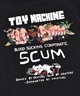 TOY MACHINE トイマシーン 長袖 Tシャツ ロンT キッズ ジュニア SCUM L S T 25A903-42(WT-130cm)