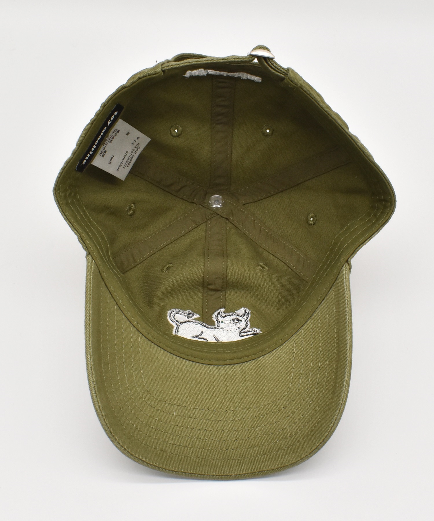 TOY MACHINE トイマシーン キャップ TMC DEVIL CAT 6P CAP 251045001(BEIGE-FREE)