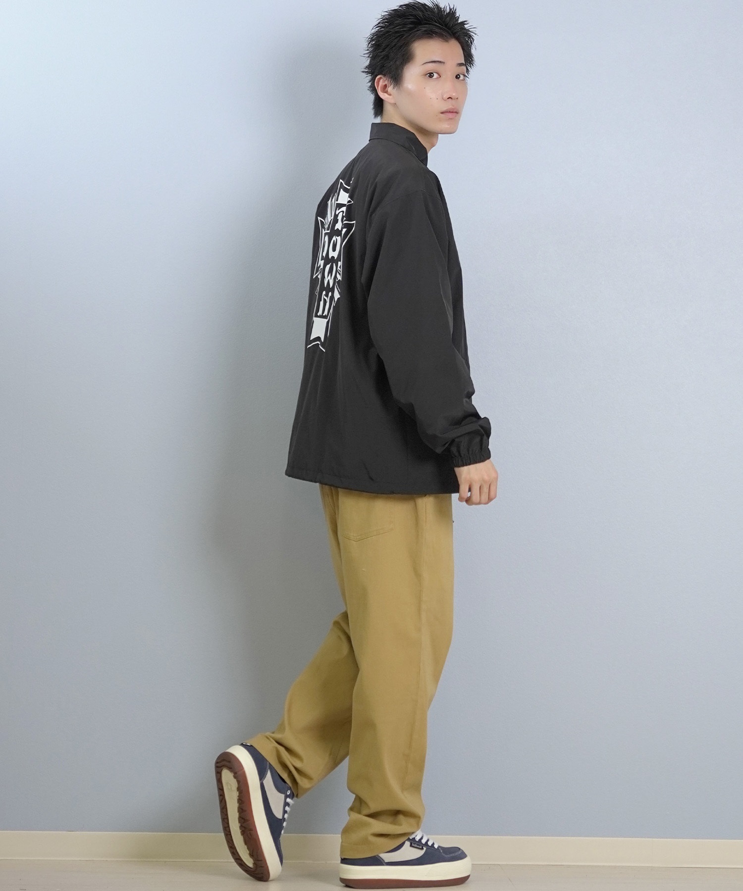 DOGTOWN ドッグタウン コーチジャケット メンズ バックプリント ロゴ