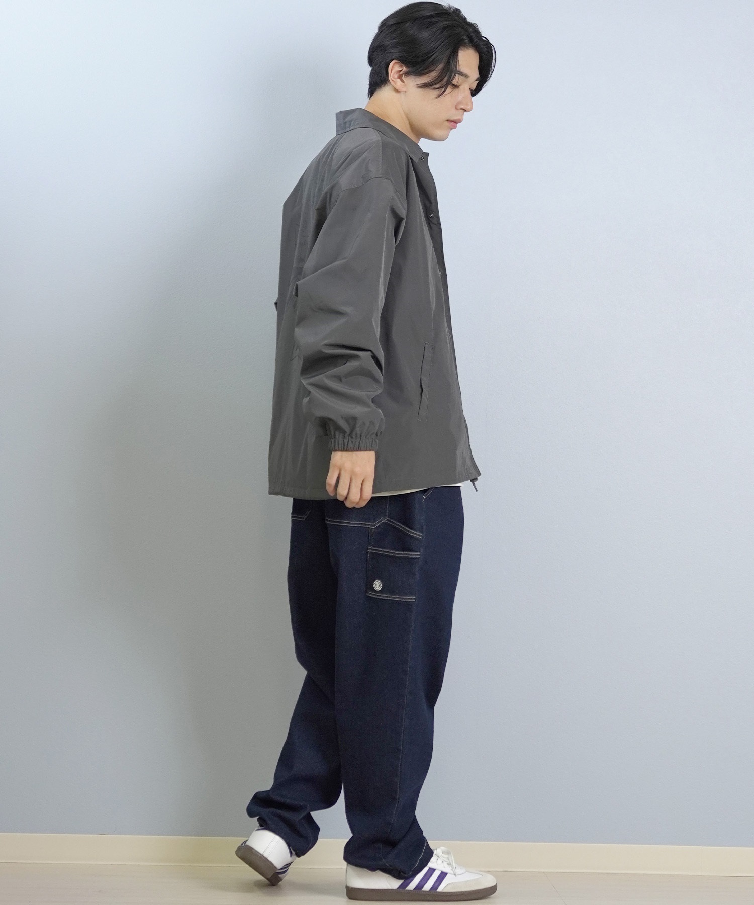 DOGTOWN ドッグタウン コーチジャケット メンズ バックプリント ロゴ