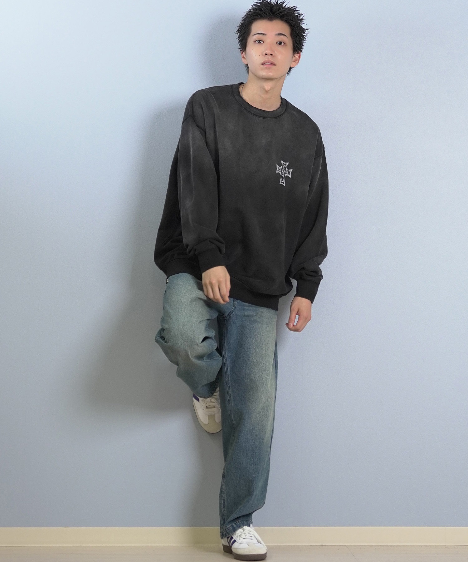 Dogtown ドッグタウン 両面プリント スウェット トレーナー Black DOGTOWN ドッグタウン トレーナー スウェット メンズ バックプリント