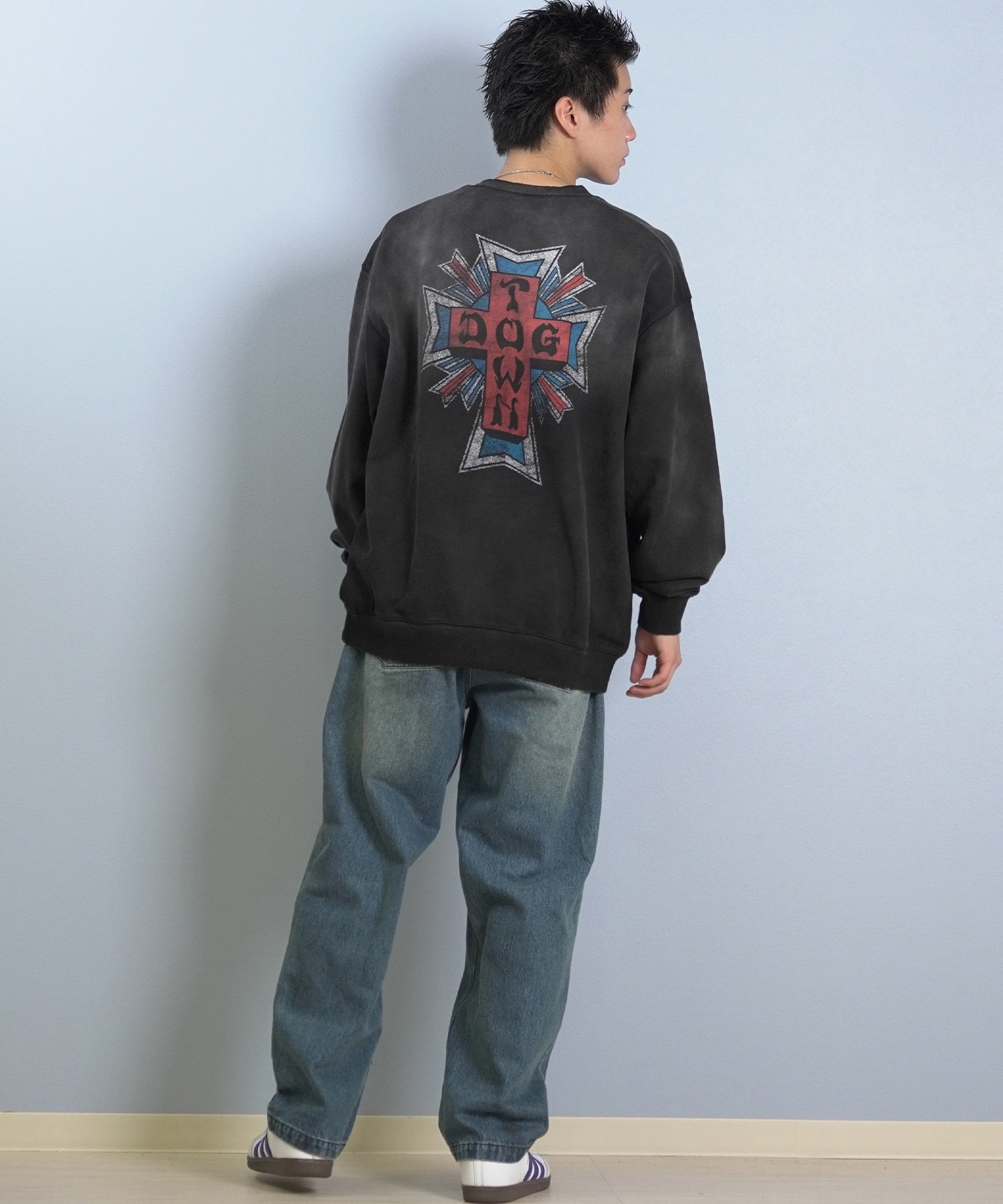 DOGTOWN ドッグタウン トレーナー スウェット メンズ バックプリント