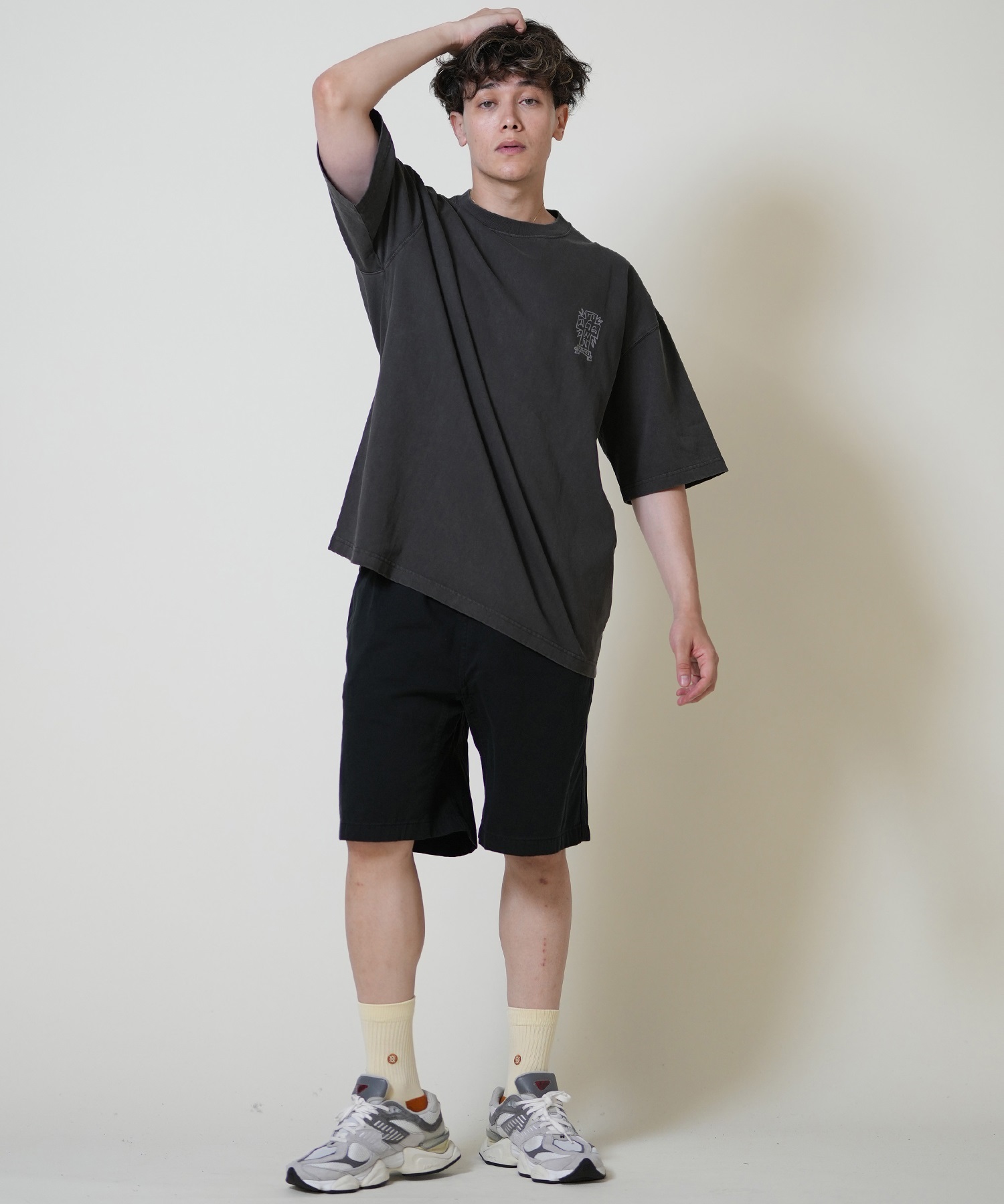DOGTOWN ドッグタウン 半袖 Tシャツ メンズ バックプリント オーバーサイズ 253DT1ST005(IVO-M)