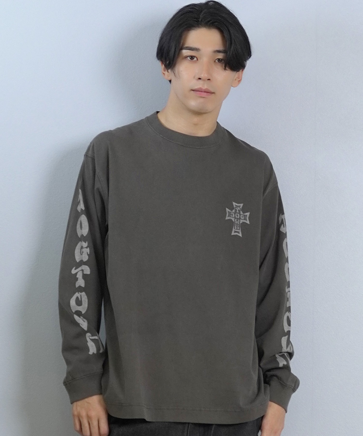DOGTOWN ドッグタウン 長袖 Tシャツ ロンT メンズ バックプリント ロゴ