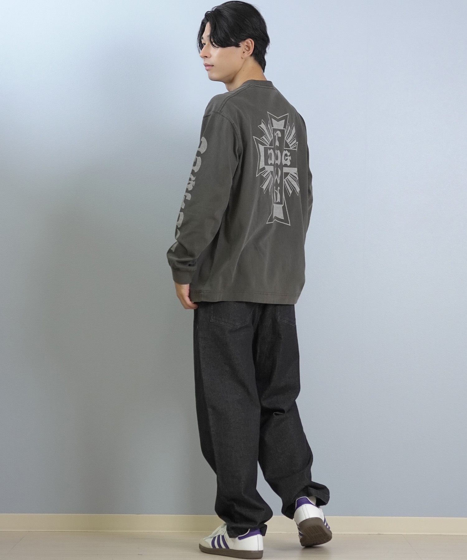 ドッグタウン　ロンT 長袖 DOGTOWN ドッグタウン 長袖 Tシャツ ロンT メンズ バックプリント ロゴ