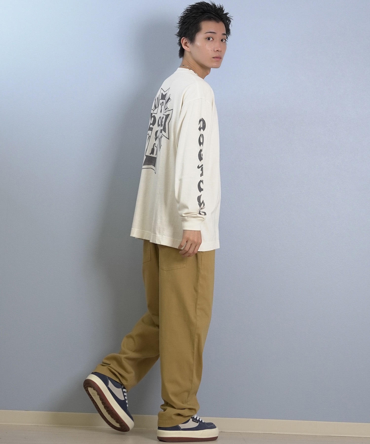 DOGTOWN ドッグタウン 長袖 Tシャツ ロンT メンズ バックプリント ロゴ