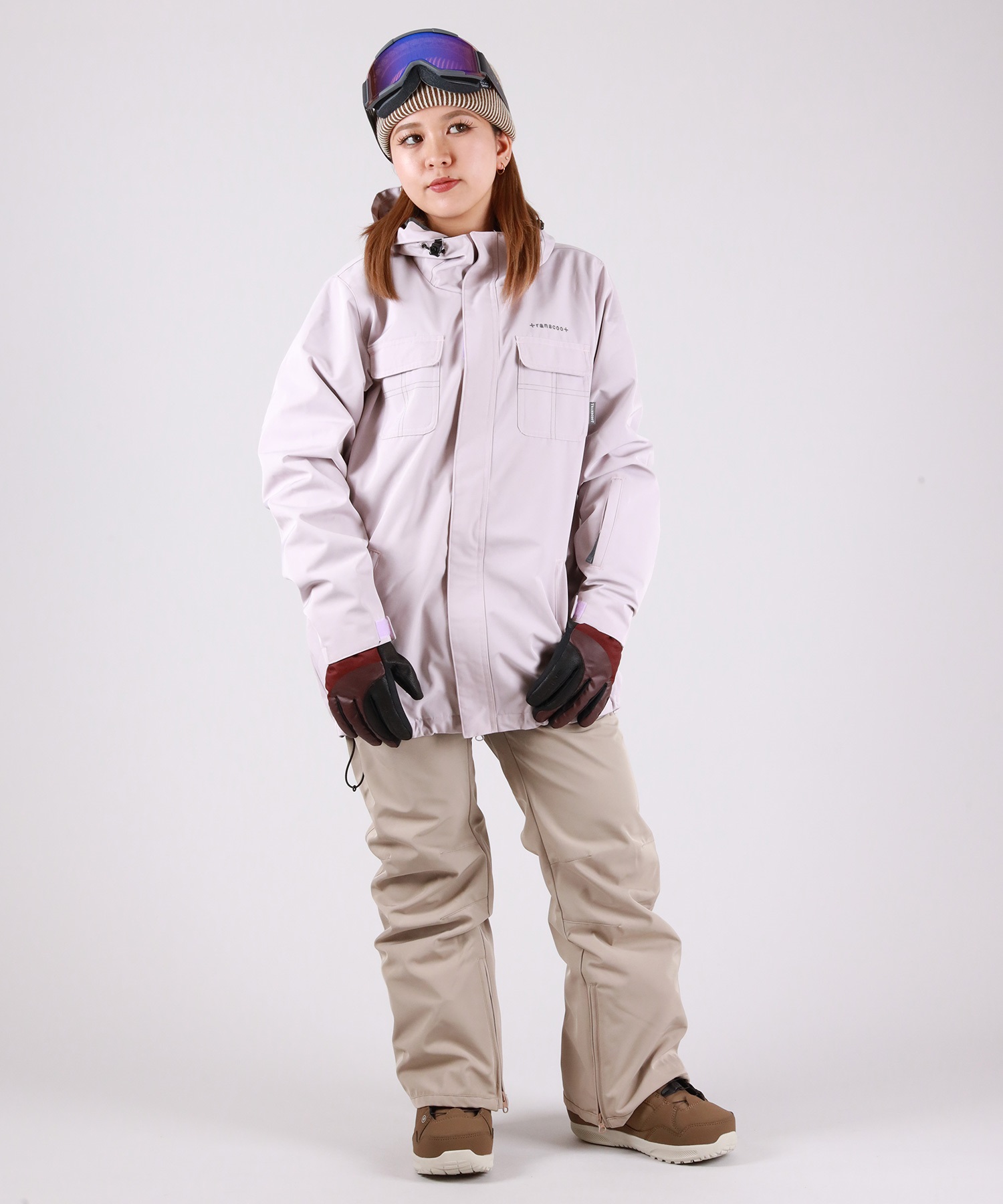 トランスクート　ボードウエアーレディース上下セット トランスクート（TRANSCOOT）（レディース）22-23 スノーボードウエア