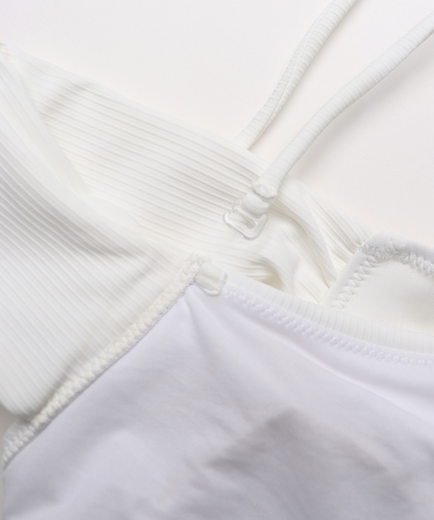 Beach Queen ビーチクイーン 3点セット リブ 水着 レディース 403540