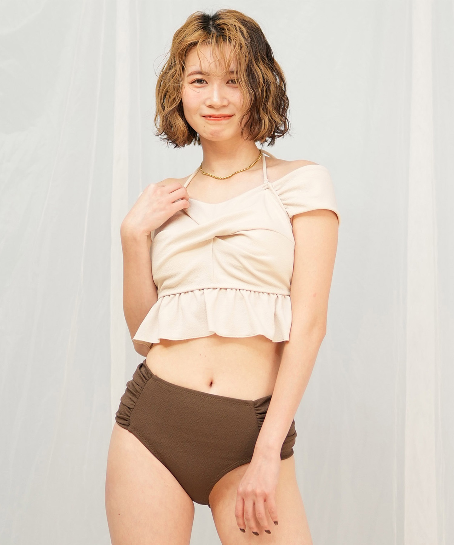 水着 11号【BeachQueen(ビーチクイーン)】3点セット San-ai Resort 三愛水着楽園 水着 「WEB限定」3点セット水着 7号