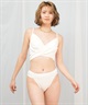 Beach Queen ビーチクイーン 水着 レディース  リブ 403560(WHT-9)