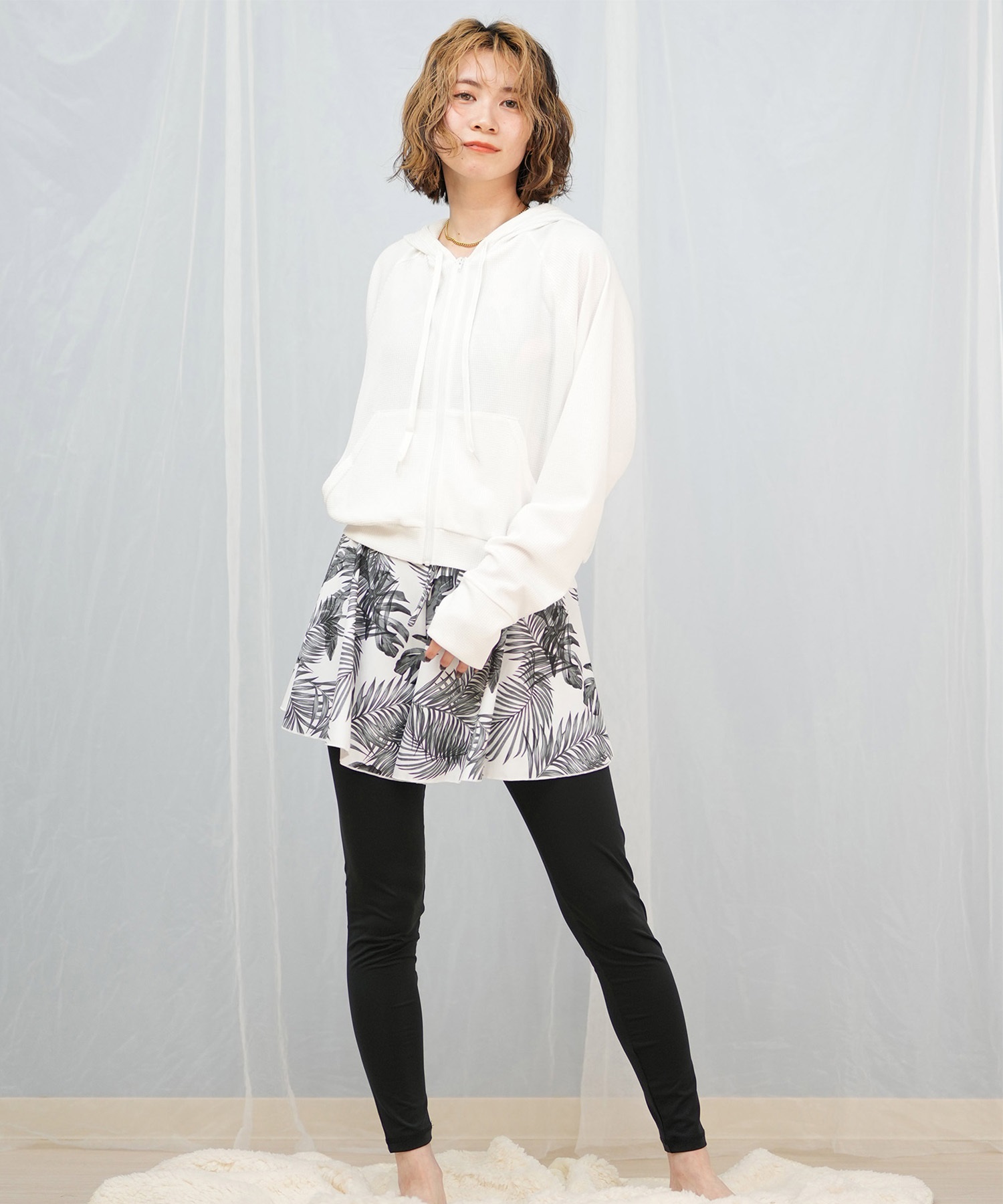 Beach Queen ビーチクイーン 長袖ラッシュ UVケアラッシュガード