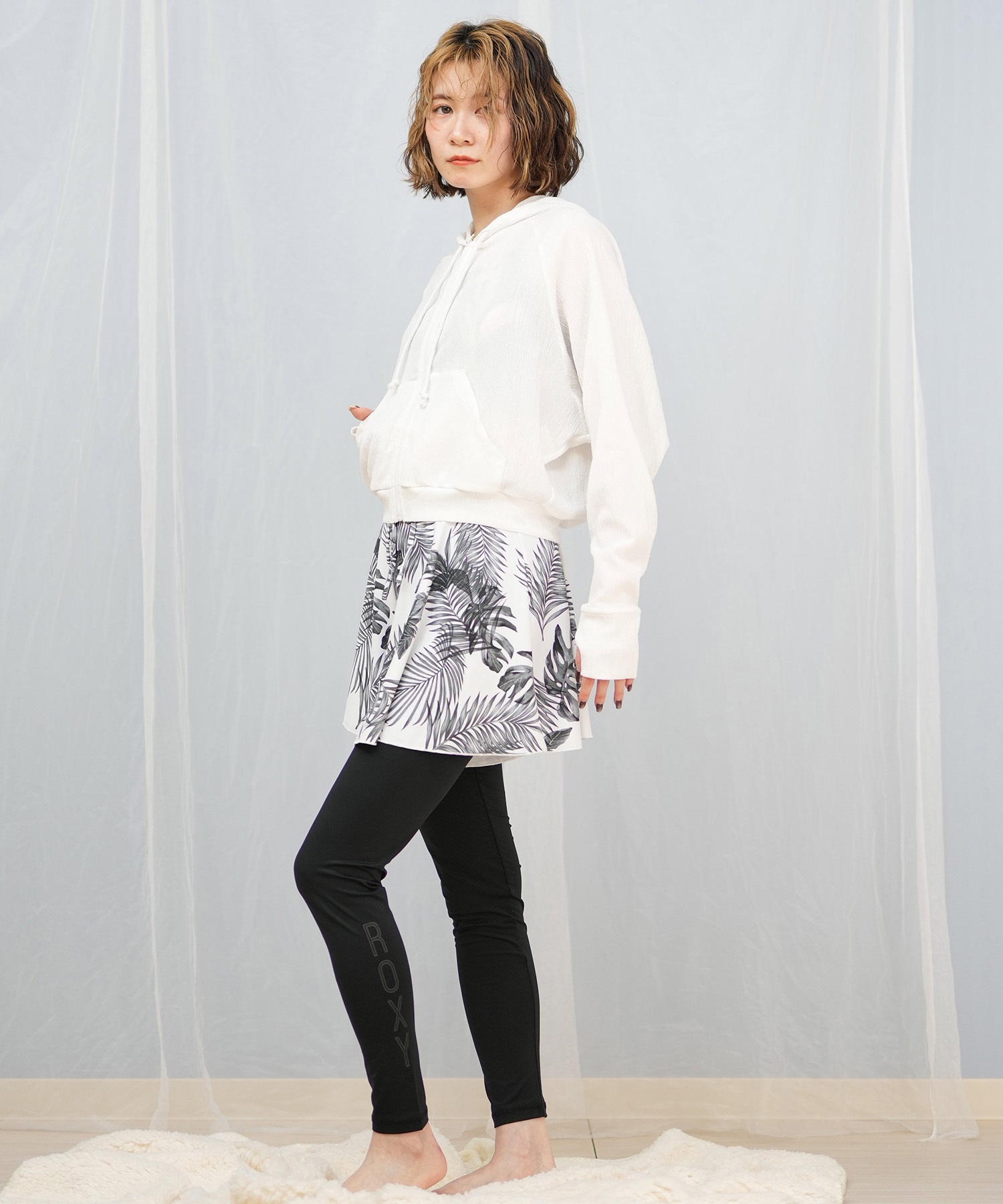 Beach Queen ビーチクイーン 長袖ラッシュ UVケアラッシュガード