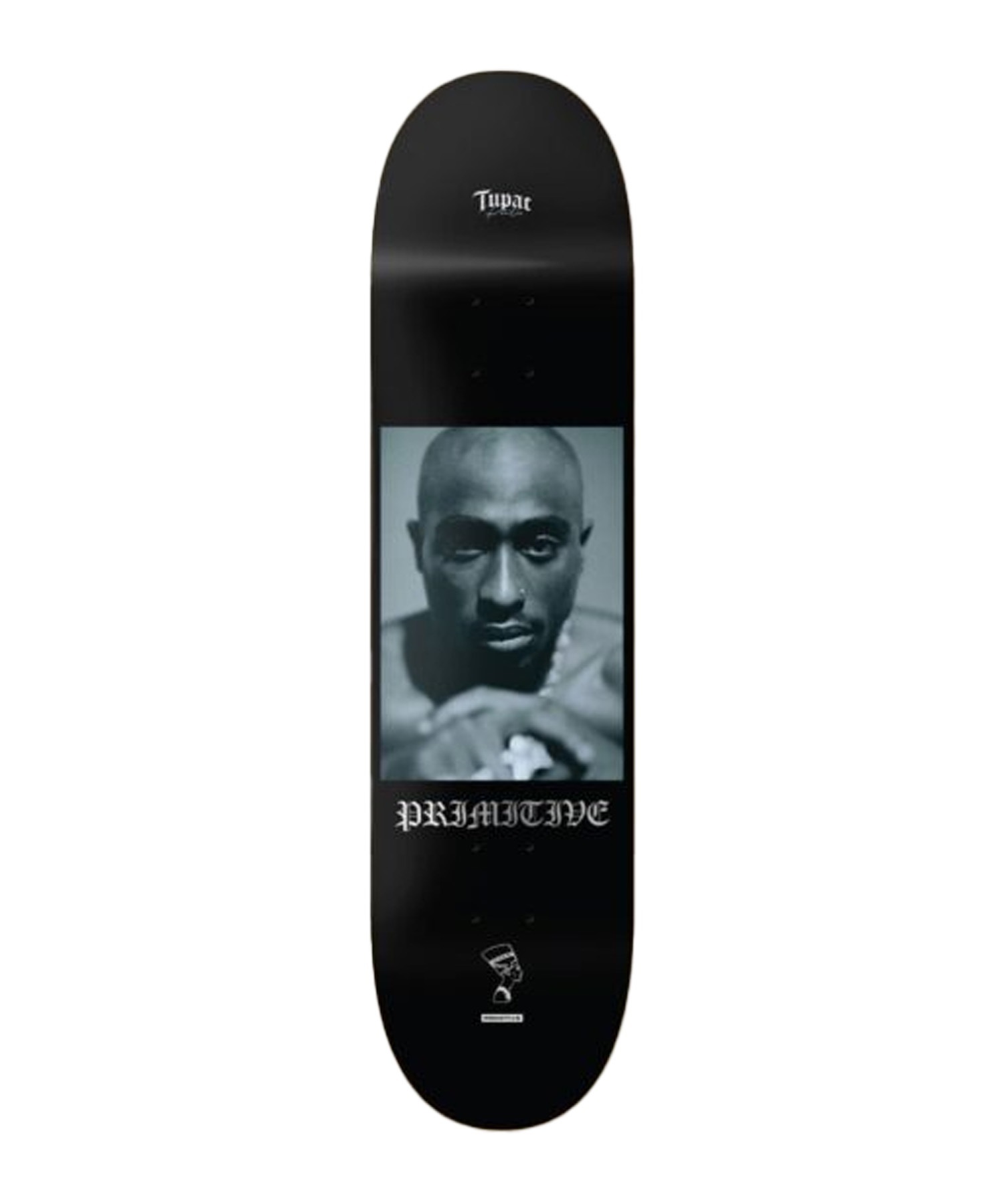 PRIMITIVE プリミティブ スケートボード デッキ 8.0inch ROYALTY ムラサキスポーツ(BLK-8inch)