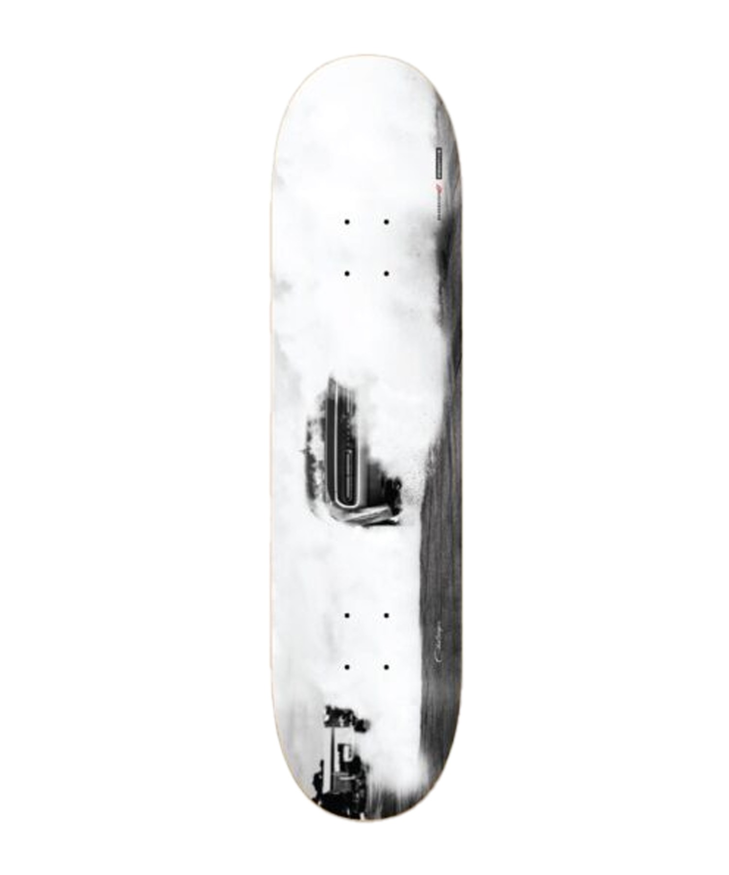 PRIMITIVE プリミティブ スケートボード デッキ 8.0inch BURNOUT ムラサキスポーツ(WHT-ONE)