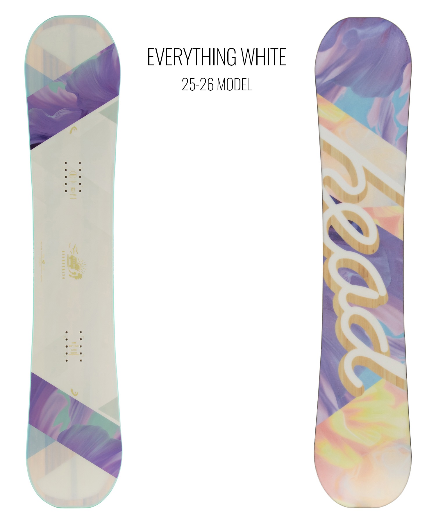 2526】HEAD ヘッド スノーボード 板 ユニセックス EVERYTHING WHITE