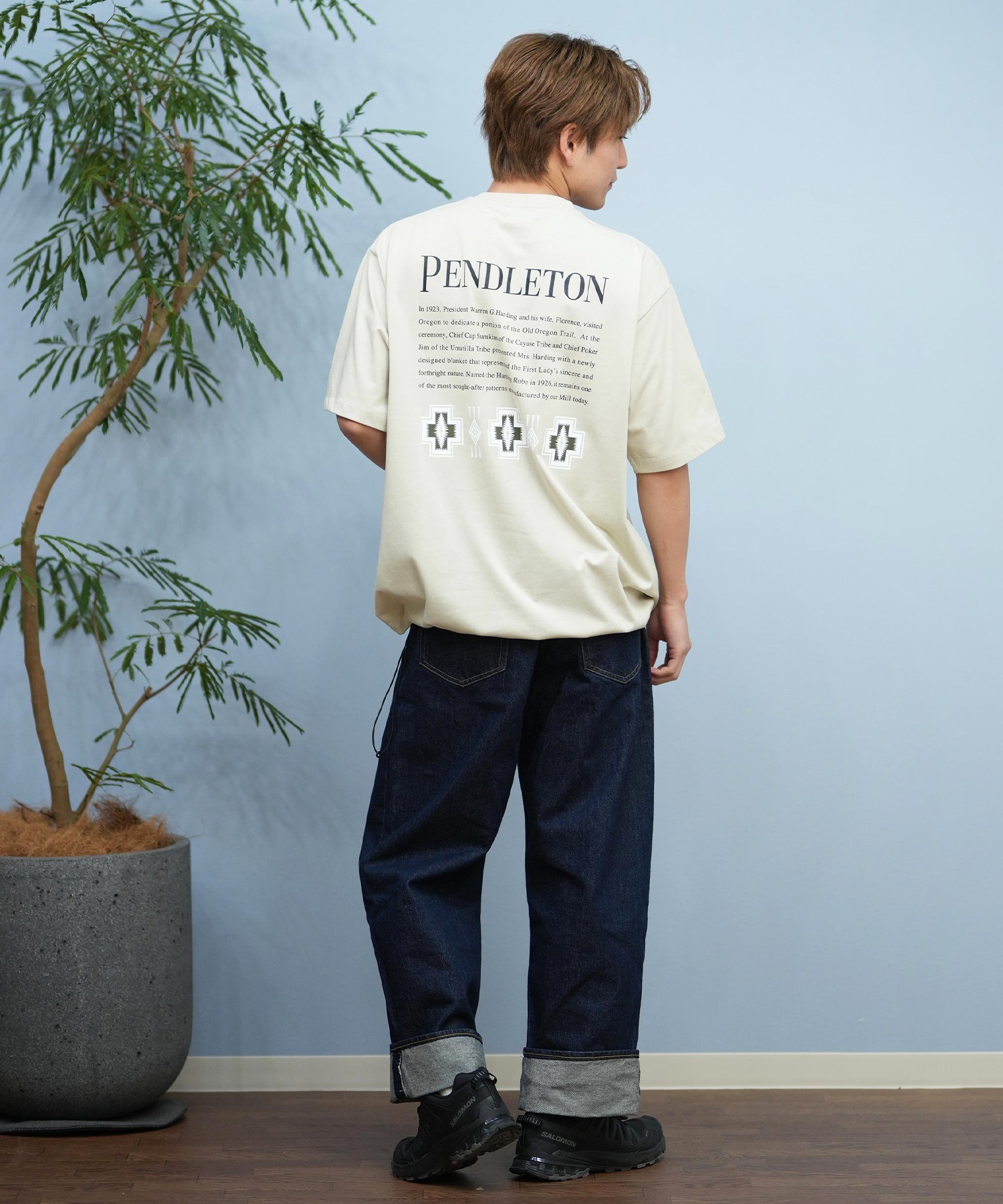 PENDLETON ペンドルトン 半袖 Tシャツ メンズ バックプリント 5275