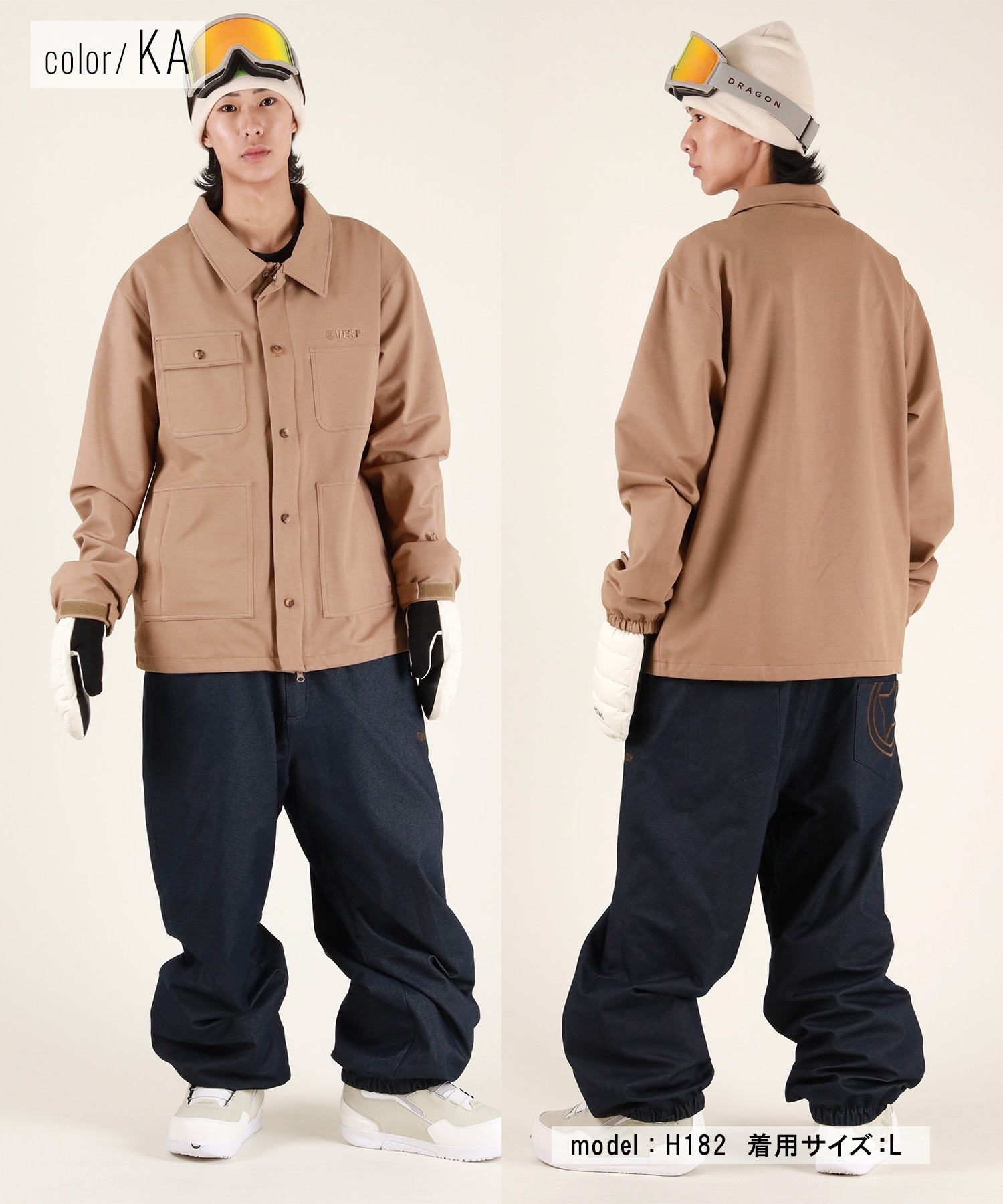 VESP べスプ VPMJ1071 スノーボード ウェア ジャケット ユニセックス