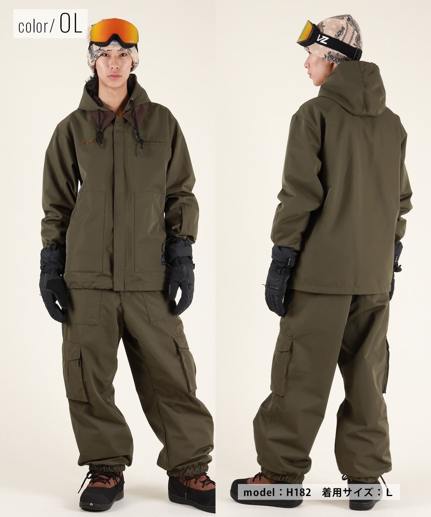 2526】VESP べスプ スノーボード ウェア ジャケット ユニセックス