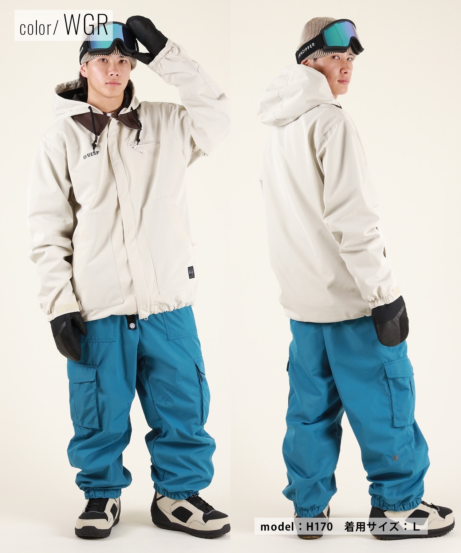 2526】VESP べスプ スノーボード ウェア ジャケット ユニセックス