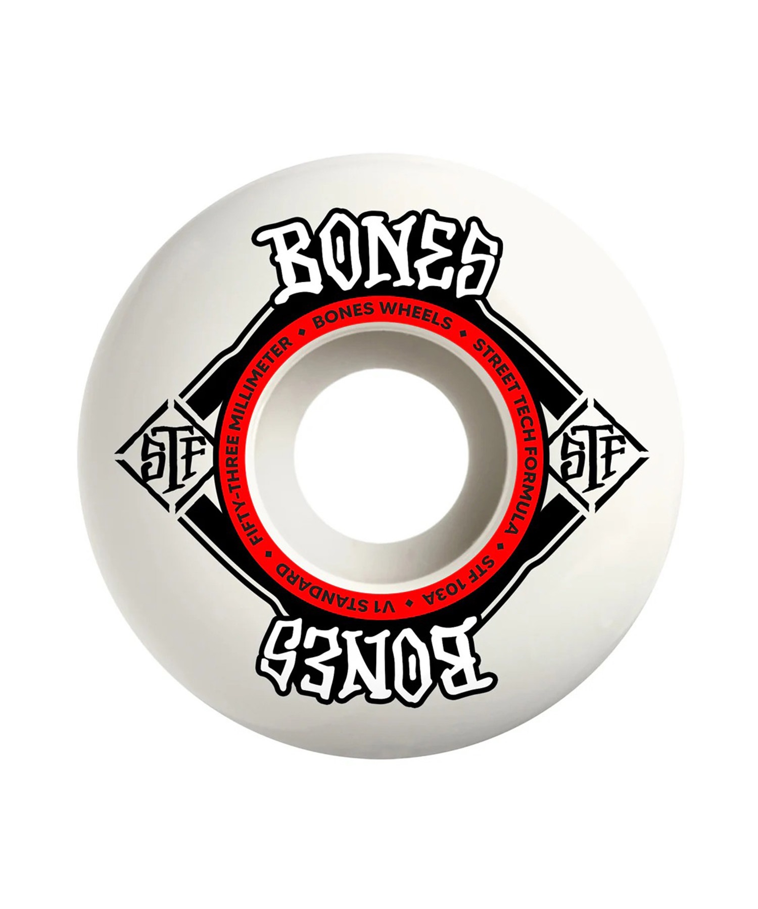 BONES ボーンズ スケートボード ウィール 52mm~54mm STF 103A V1 STANDARD 初心者 おすすめ(103A-52mm)
